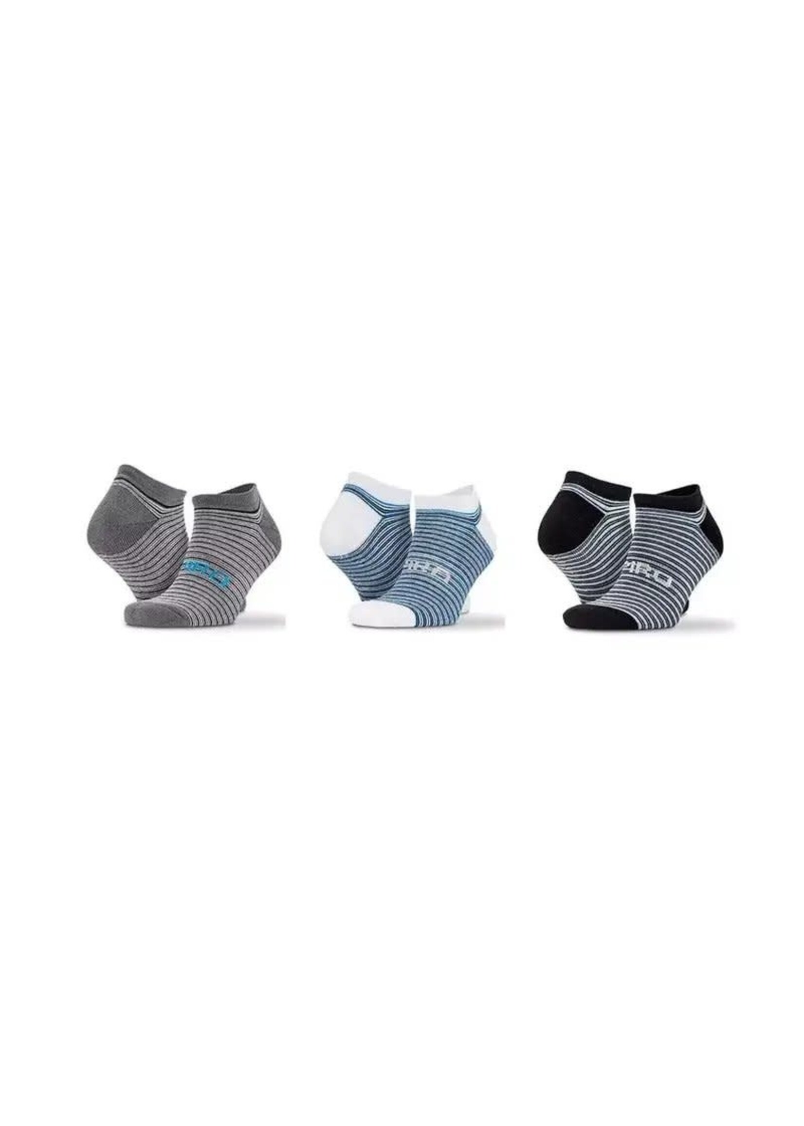 Spiro Spiro Striped Sneaker Socks 3 Pack (2023)