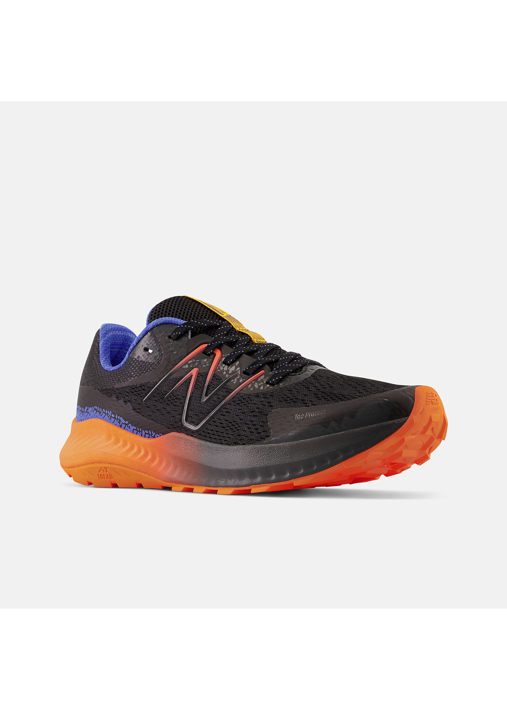New Balance New Balance Nitrel V5 Men’s Trail Running Shoes, Black/Orange/Blue