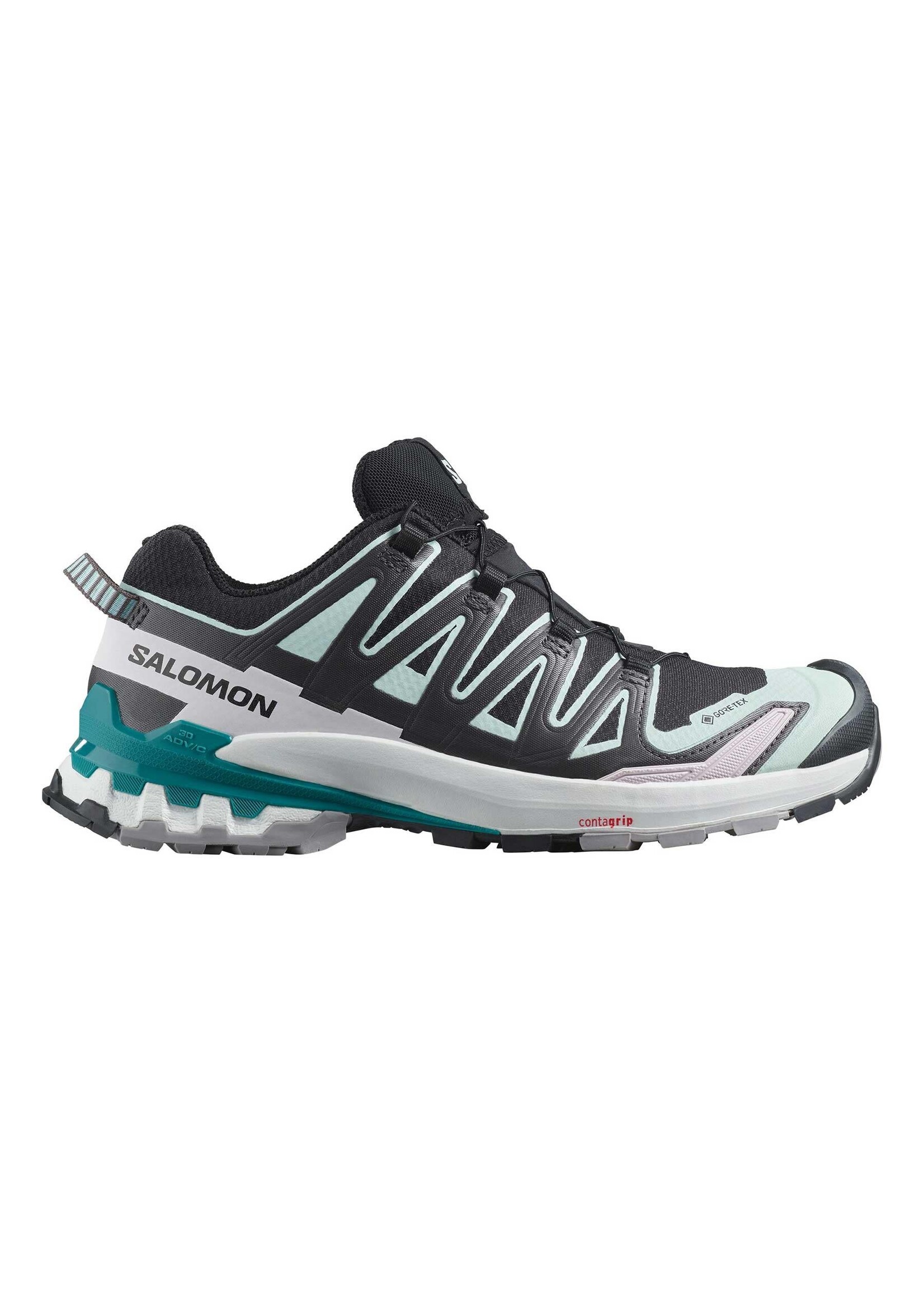 Salomon Salomon XA Pro 3d v9 GTX Ladies Trail Shoe (2023) - Black / Aqua