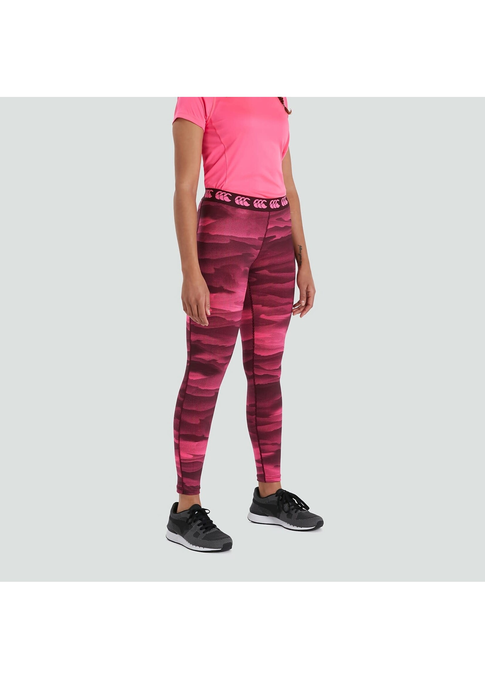 Canterbury Canterbury Ladies Vapodri Printed Leggings, Purple