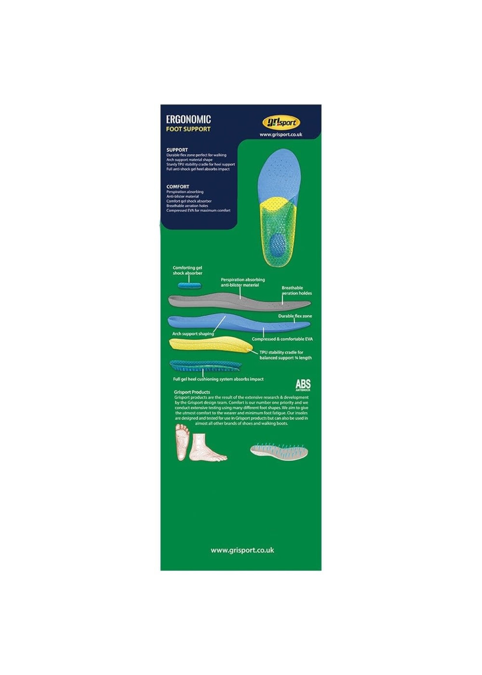 Grisport Grisport Anti-shock Insoles