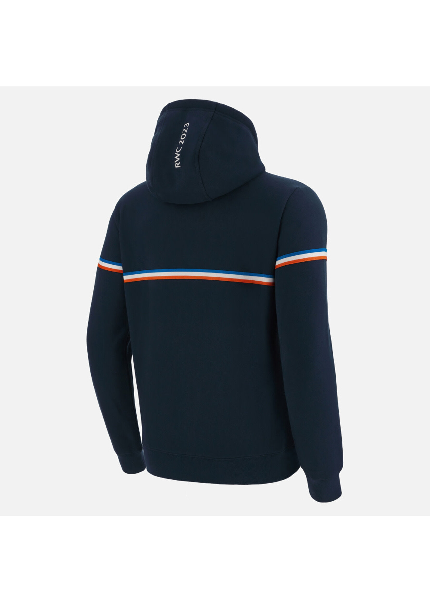 Macron Macron RWC France FZip Cotton Hooded Sweat  (2023)Macron RWC France Zip Cotton Hooded Sweat  (2023)