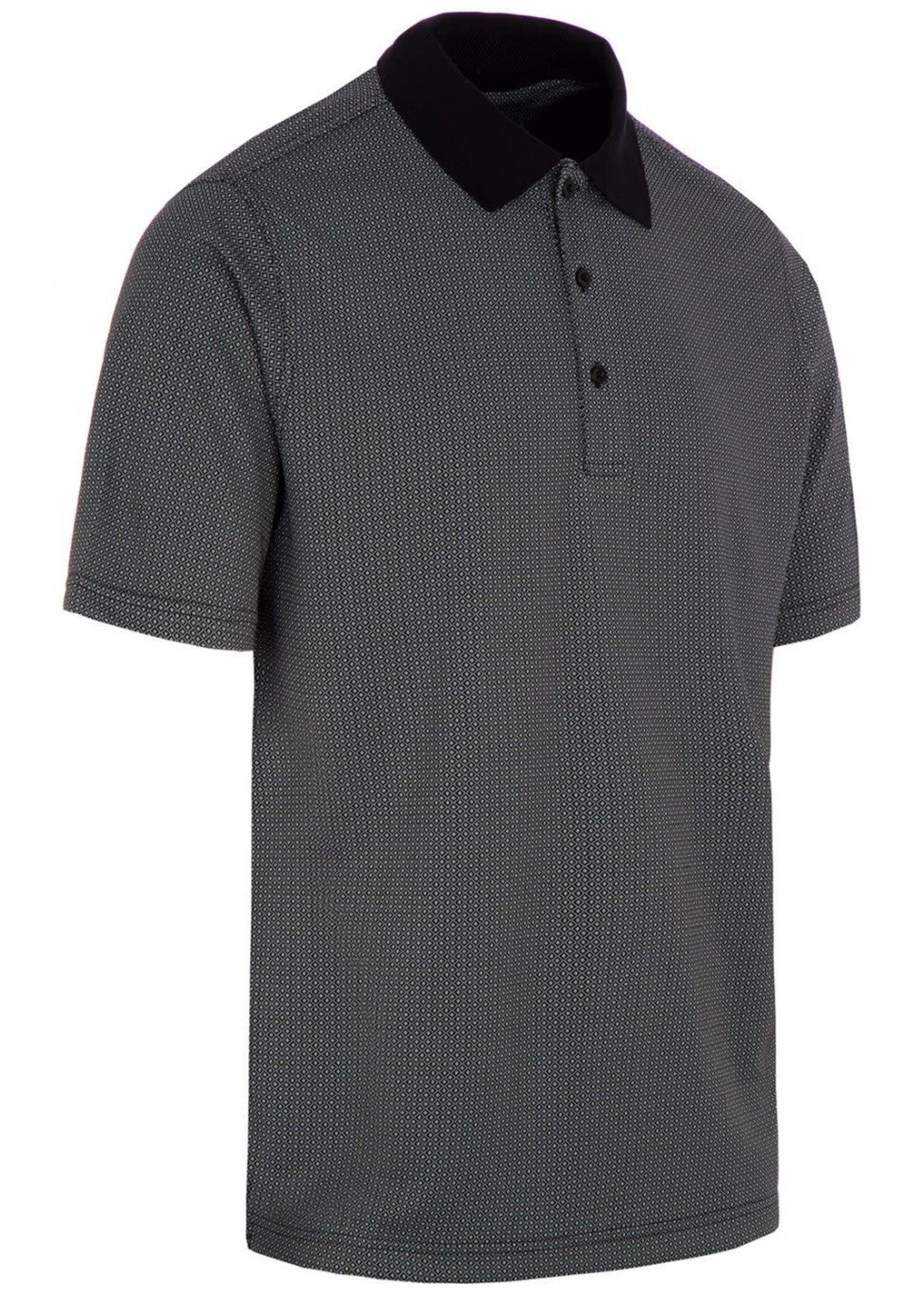 ProQuip Pro Quip Pro Tech Jacquard Mens Polo Shirt (2023) - Black
