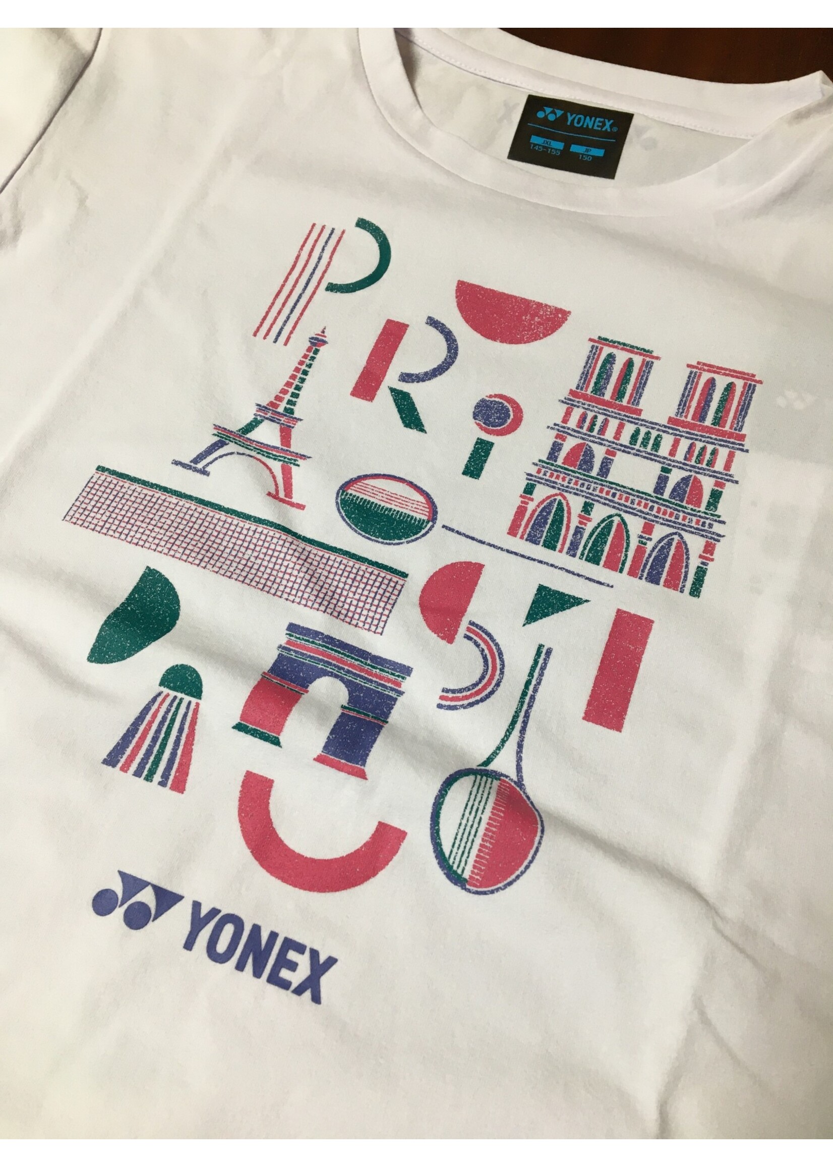 Yonex Yonex Paris 2024 Unisex T-Shirt (2024) - White
