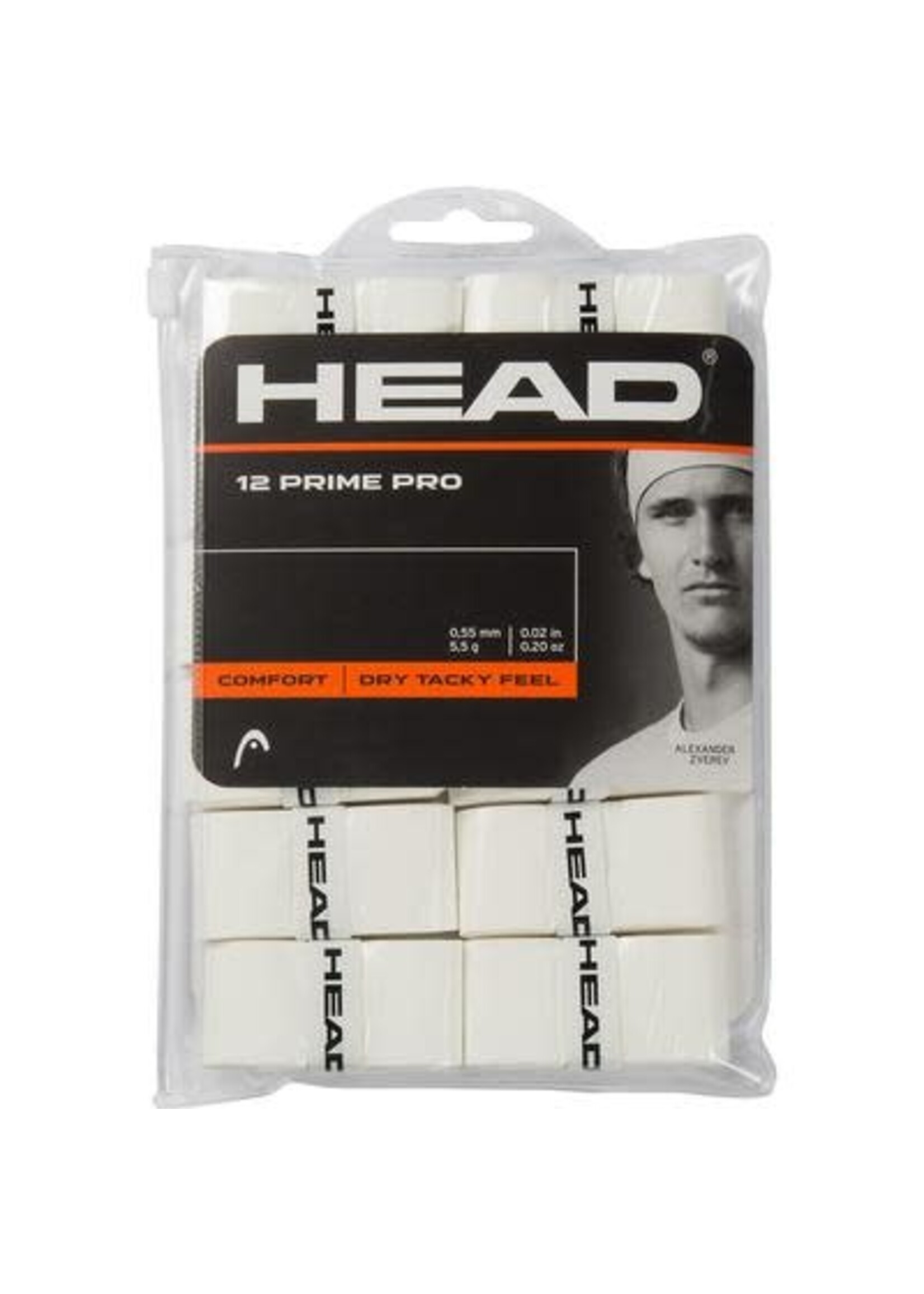 Head Head Prime Pro Overgrip Pack of 12 (2024)