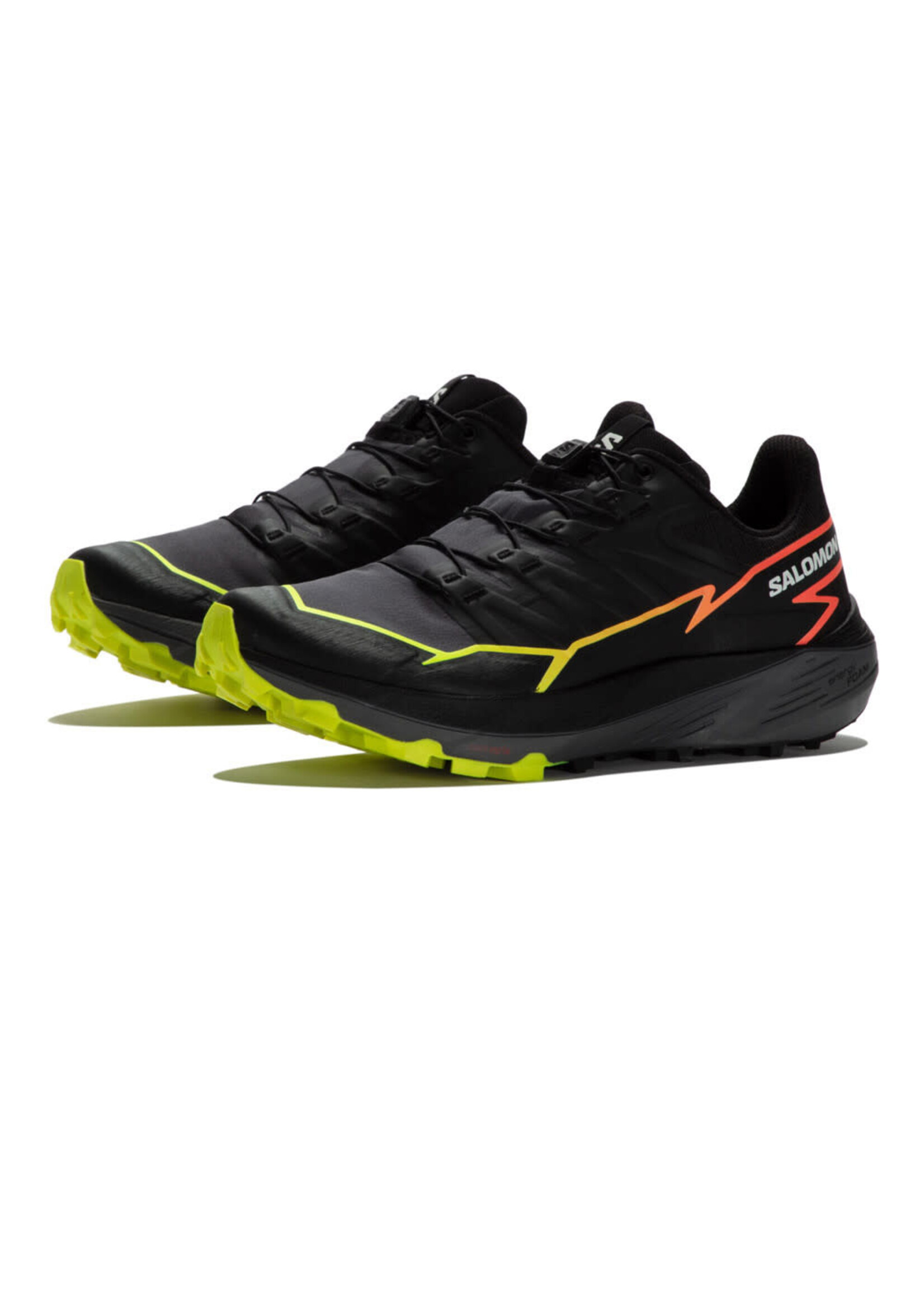 Salomon Salomon Thundercross GTX Blue Fire Mens Trail Shoe (2024) Black/Surf The Web/Safety Yellow