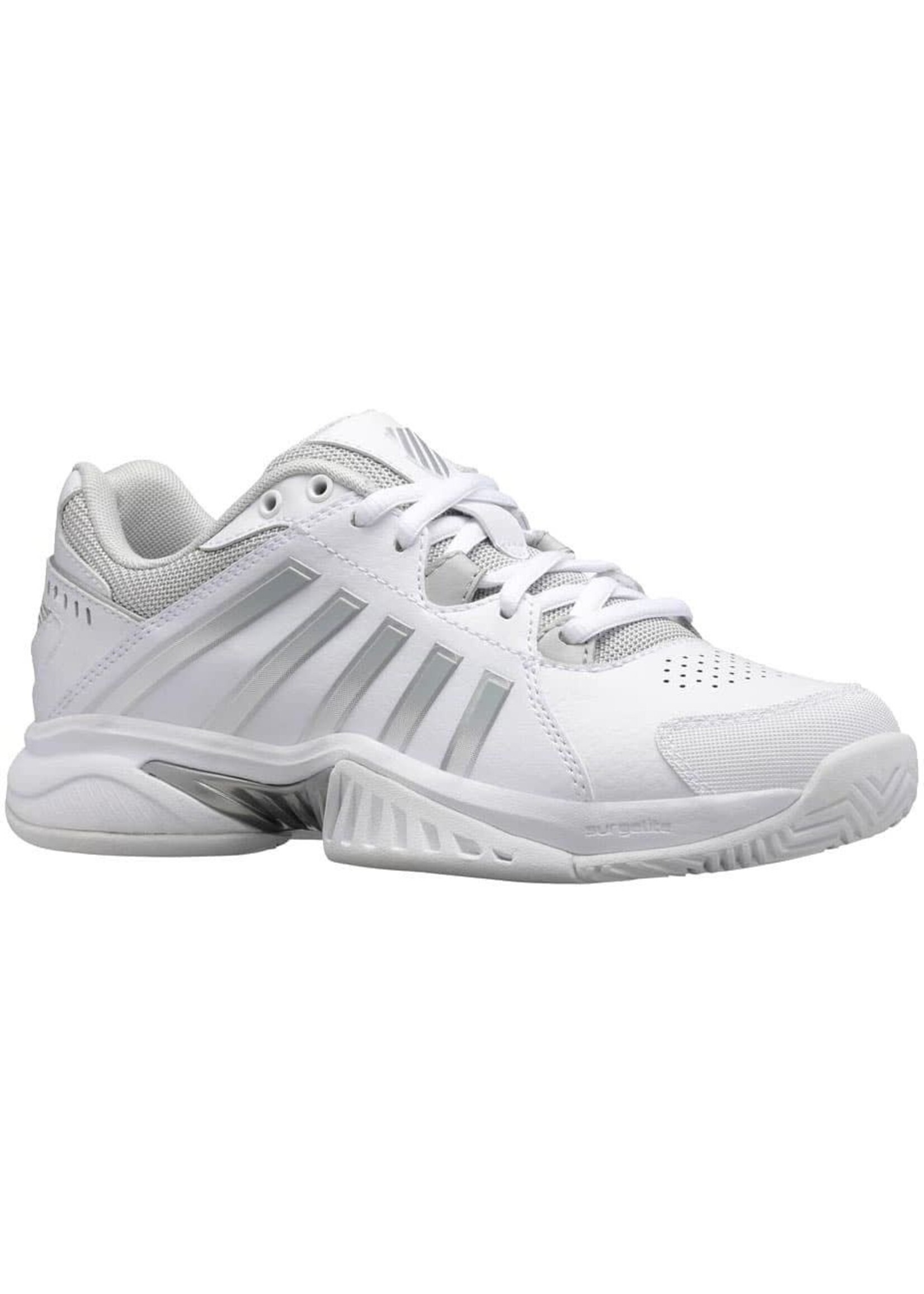 K-Swiss K-Swiss Receiver V Ladies Tennis Shoe (2024) White/Vapour/Silver