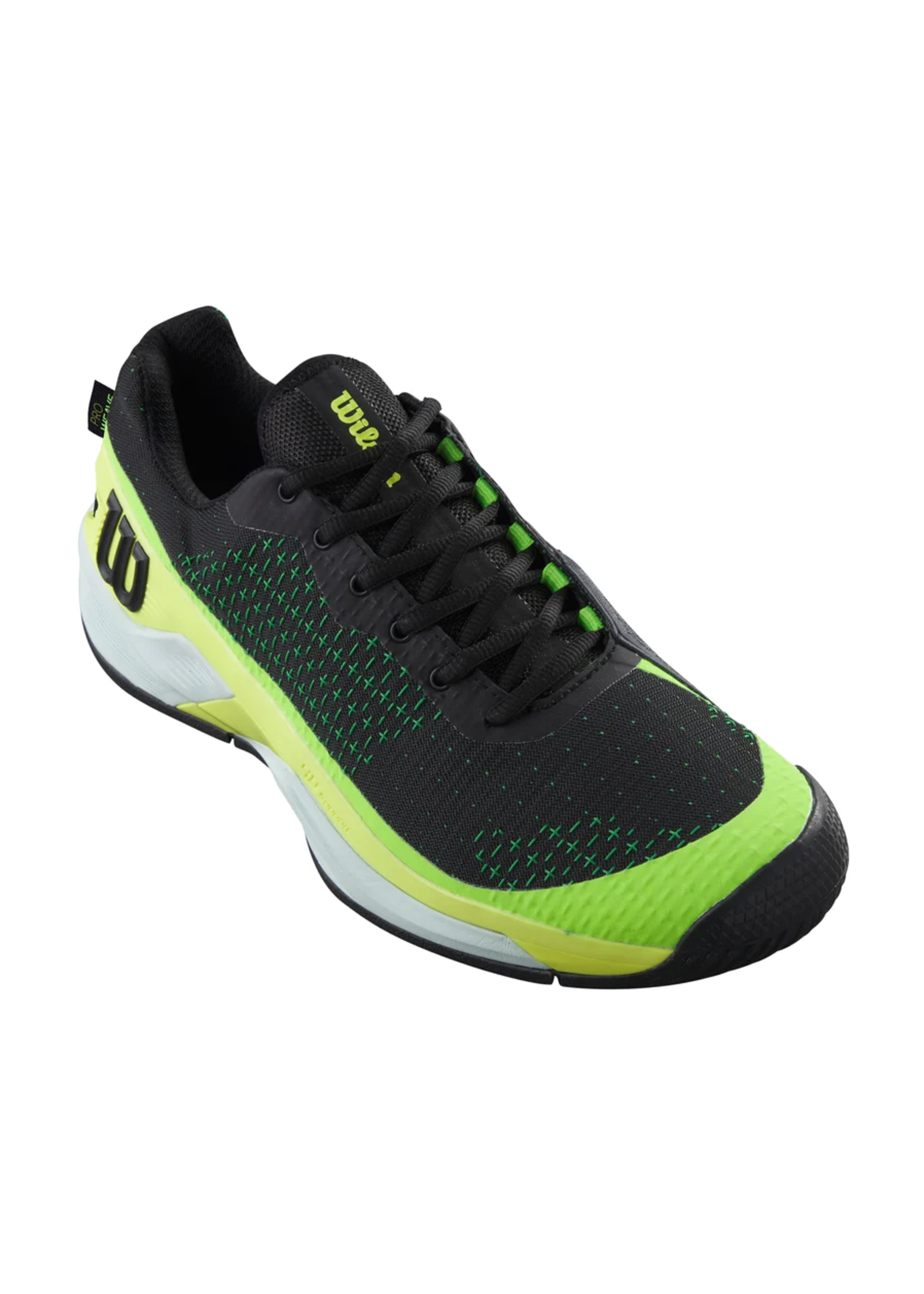 Wilson Wilson Rush Pro Extra Duty Mens Tennis Shoe (2024) Black/Yellow/Green