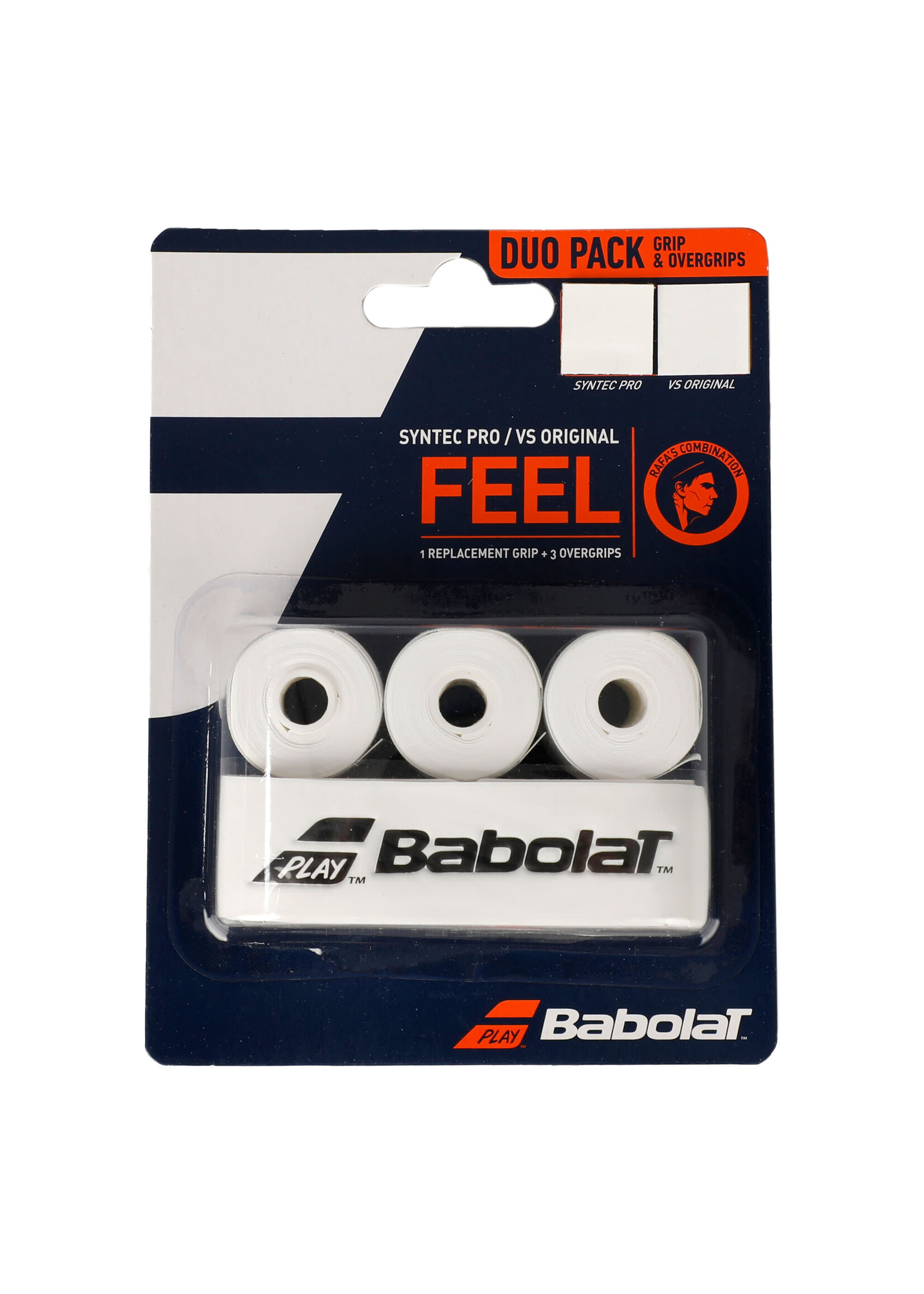 Babolat Babolat Syntec Pro & VS Original Overgrips Duo Pack (2023) White