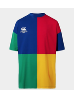 Canterbury Canterbury Harlequin Junior SS Tshirt (2024), Blue/Yellow/Red/Green