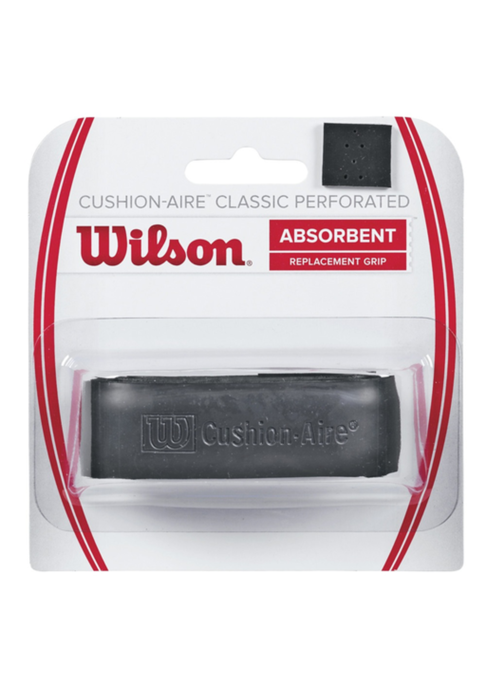 Wilson Wilson Cushion Aire Classic Perforated Replacement Grip Black