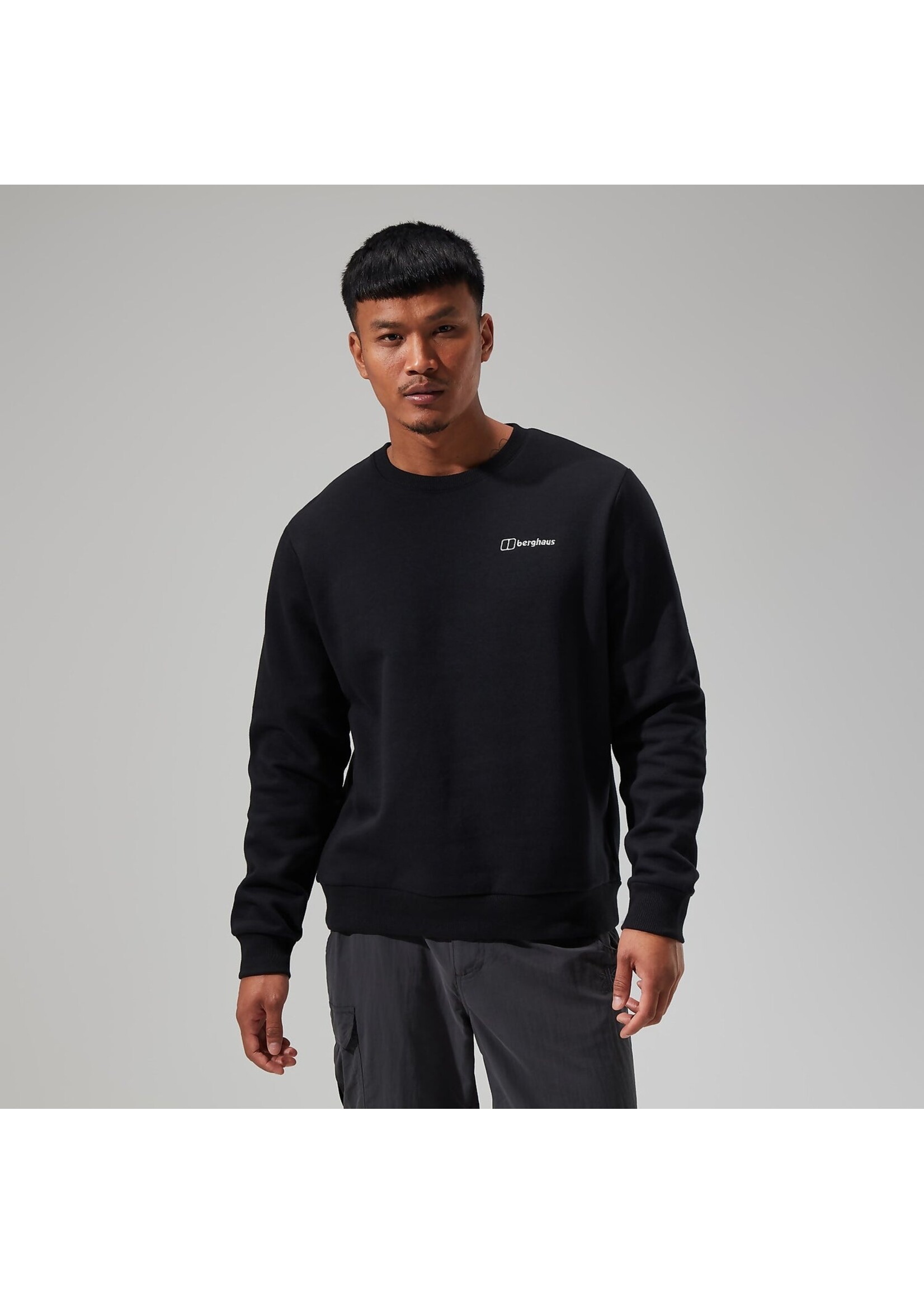 Berghaus Berghaus Mens Logo Crew Jumper (2024) Black (2024)