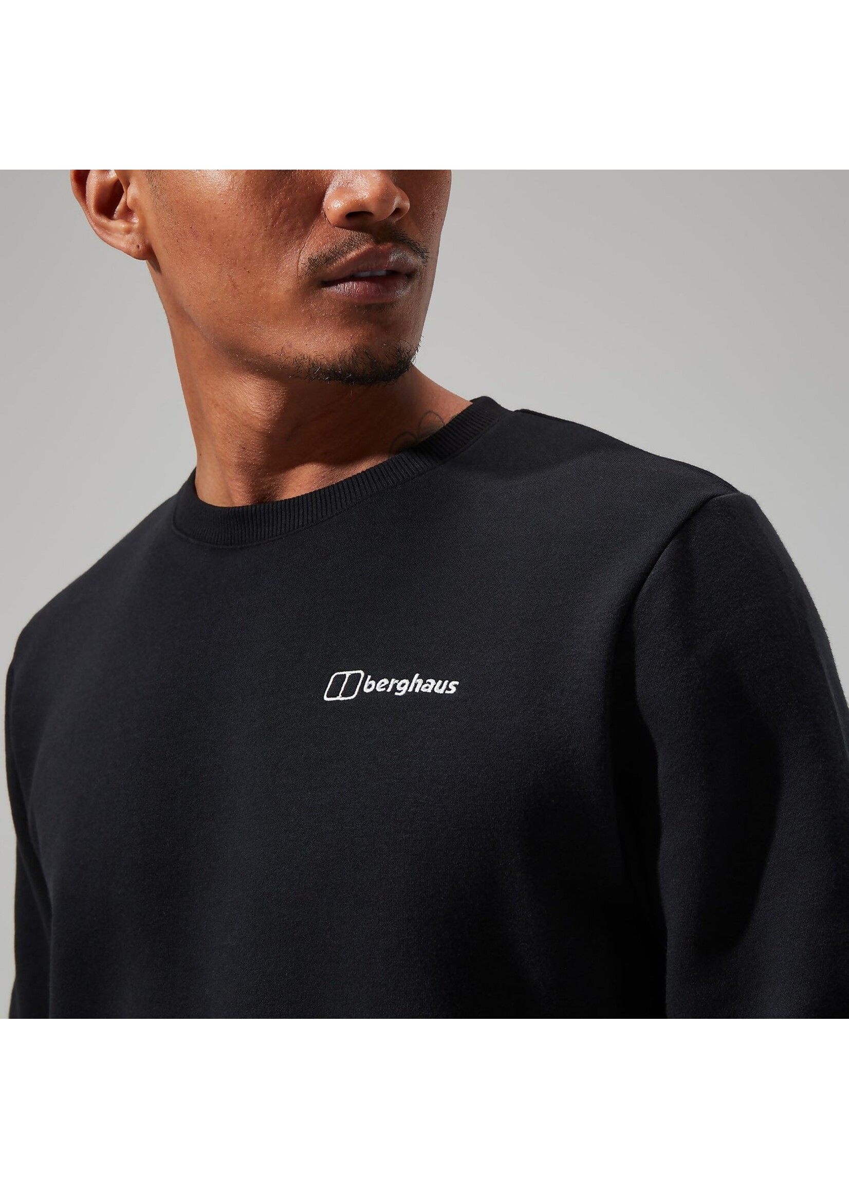 Berghaus Berghaus Mens Logo Crew Jumper (2024) Black (2024)