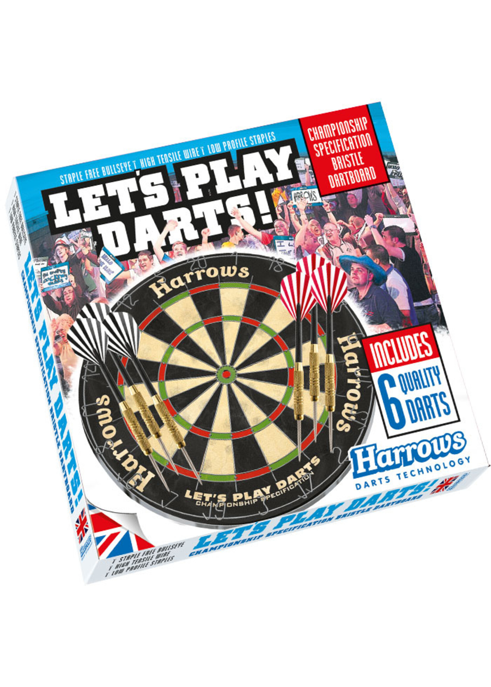 Harrows Harrows Lets Play Darts Bristle Dartboard (2024)
