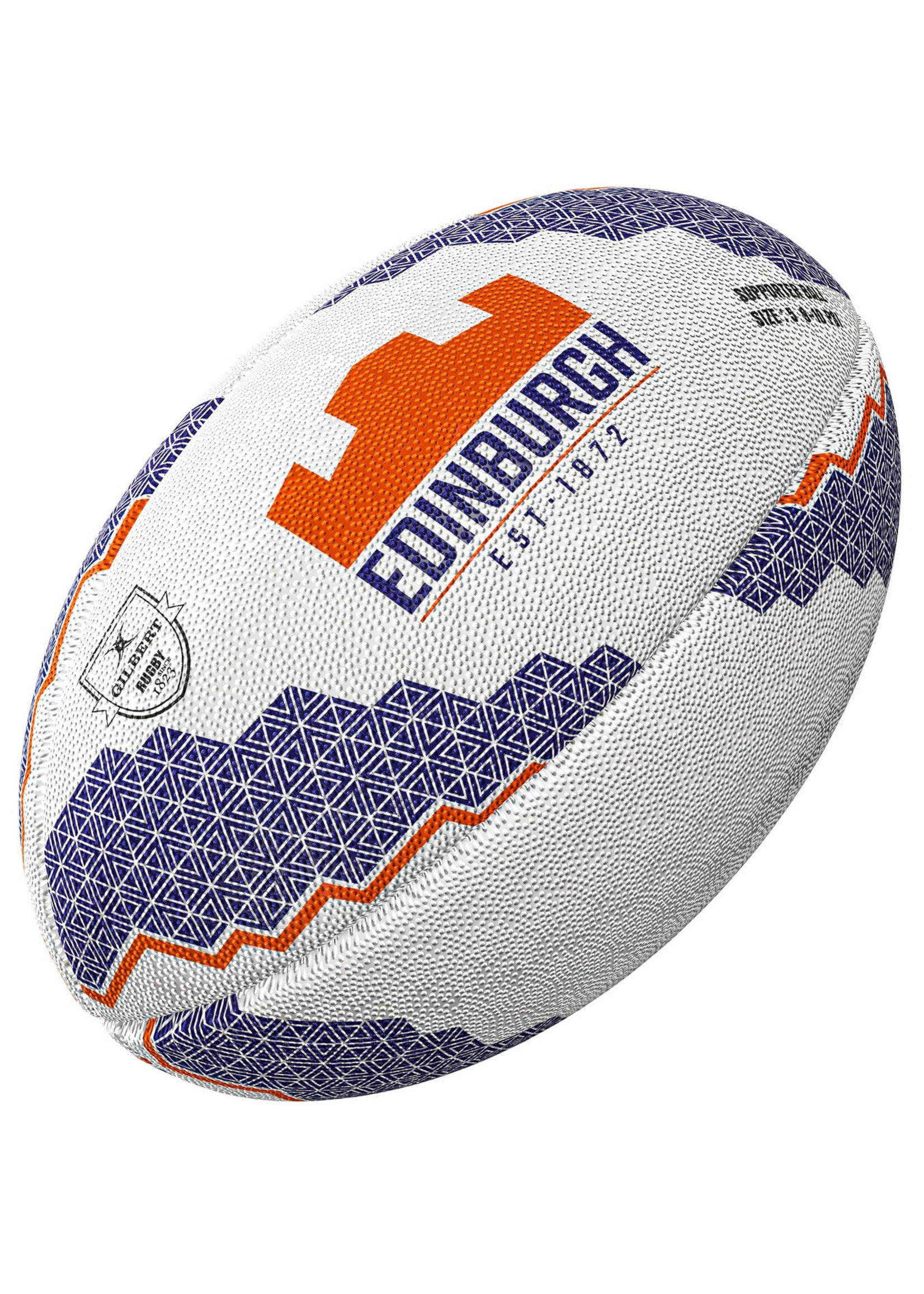 Gibert Gilbert Edinburgh Supporter Rugby Ball (2022) Size 5