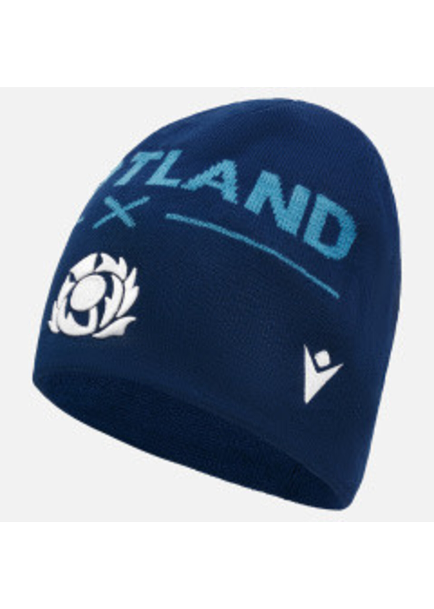 Macron Macron SRU 24/25 Scotland Skull Beanie (2024) Blue/Blue