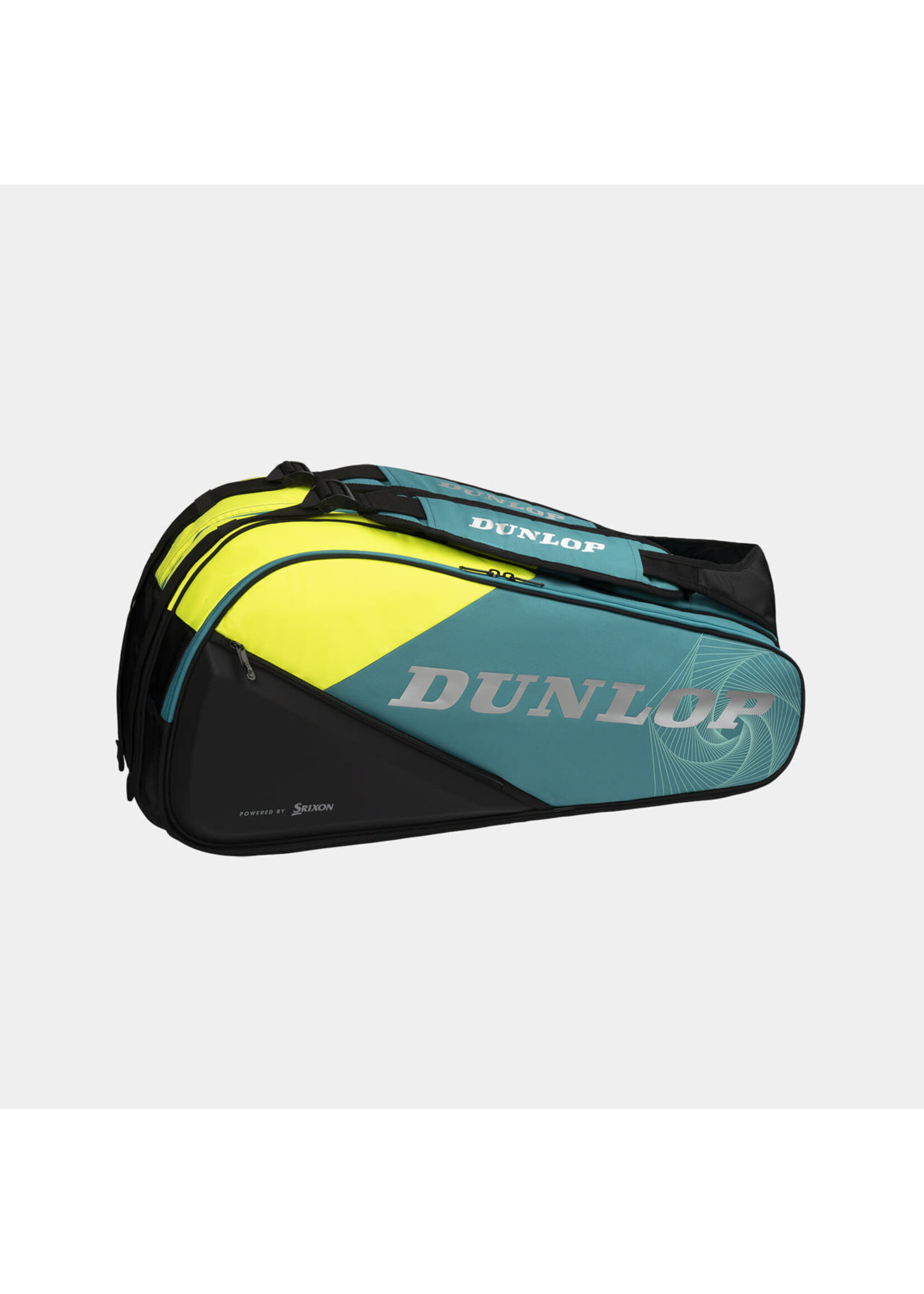 Dunlop Srixon Dunlop SX Performance 8 Racket Bag (2025) Teal/Black/Yellow