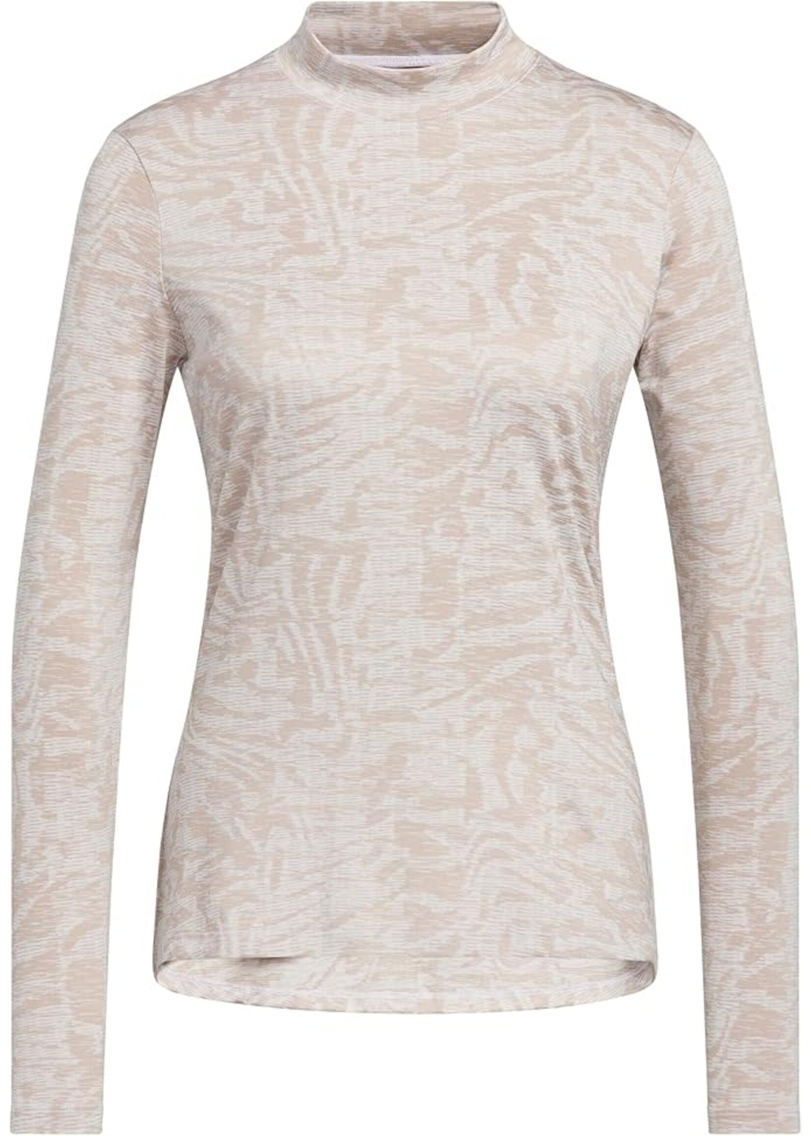 Adidas Adidas Ultimate Jacquard Mock Neck Ladies Long Sleeve Shirt (2025)