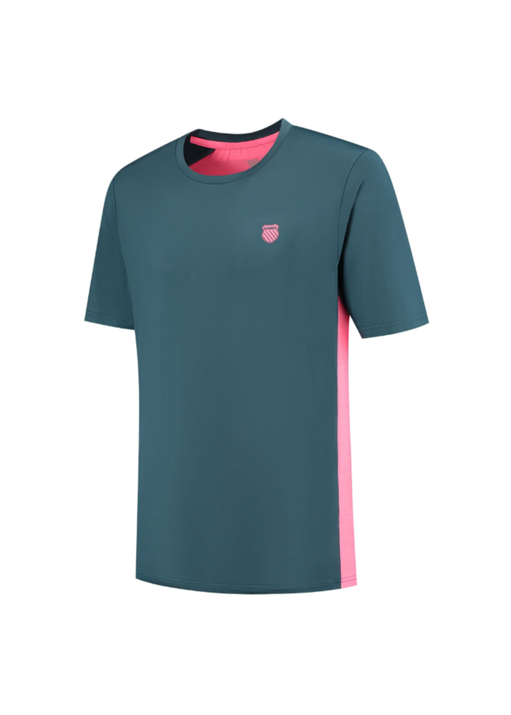 K-Swiss K-Swiss Hypercourt Mix Milange Crew T-Shirt (2024) - Stargazer/Pink