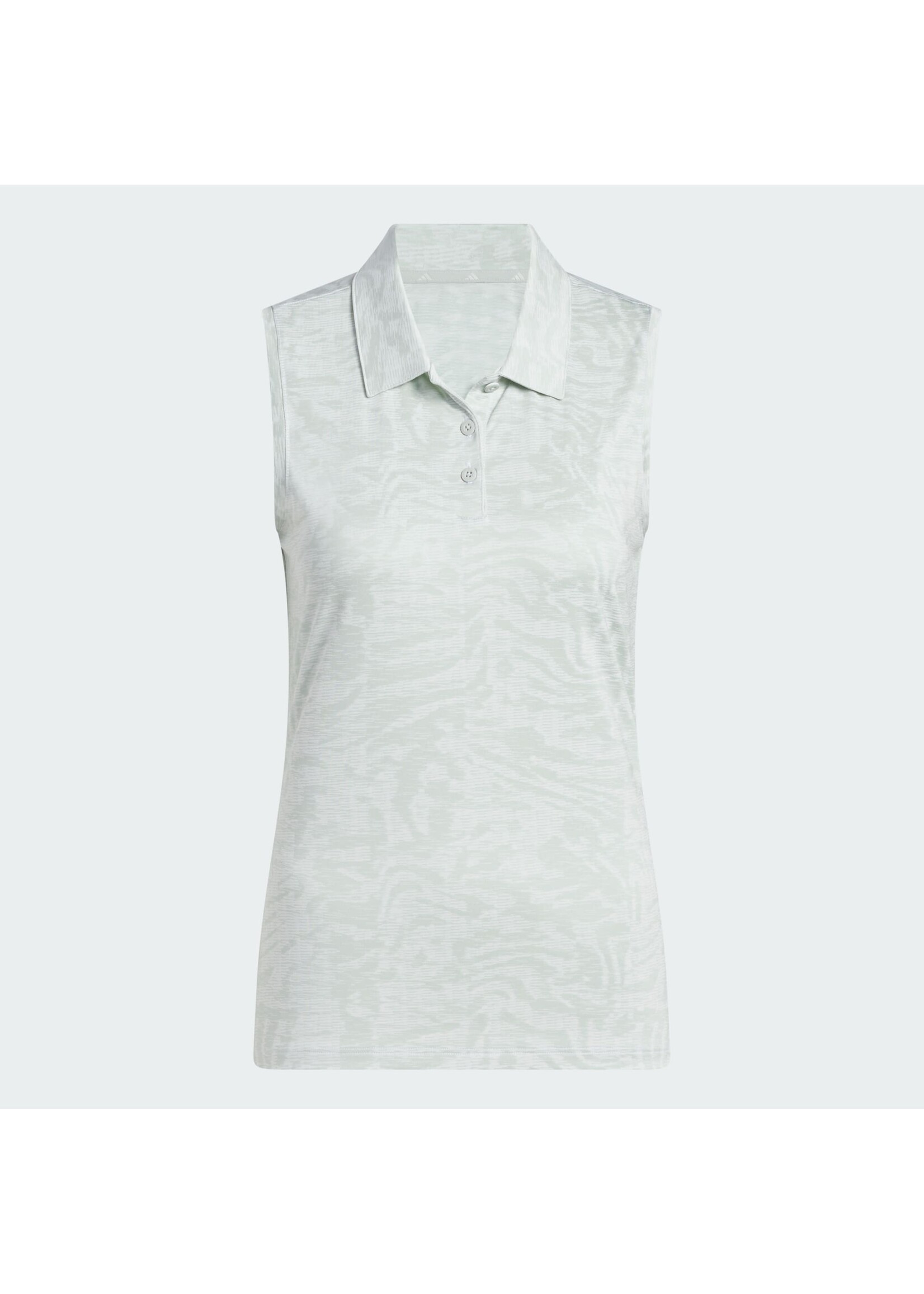 Adidas Adidas Ultimate Jacquard Ladies Sleeveless Polo Shirt (2025)