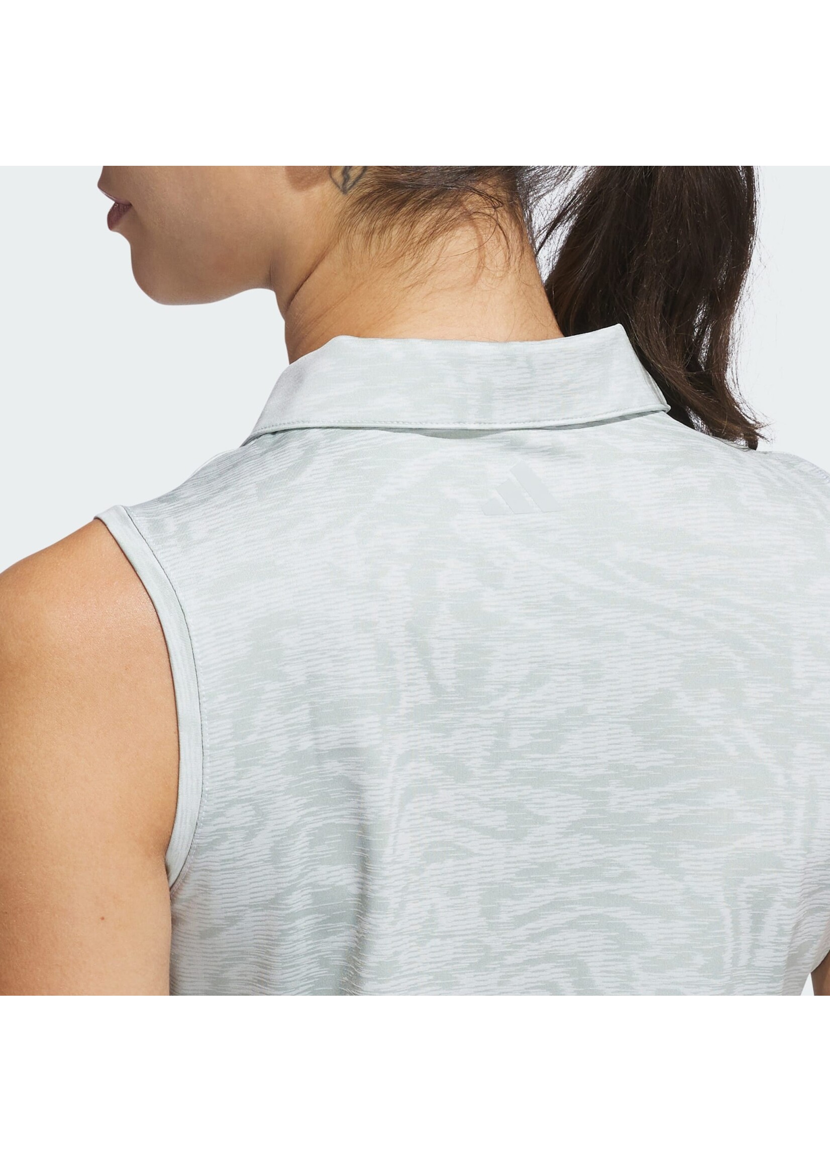 Adidas Adidas Ultimate Jacquard Ladies Sleeveless Polo Shirt (2025)