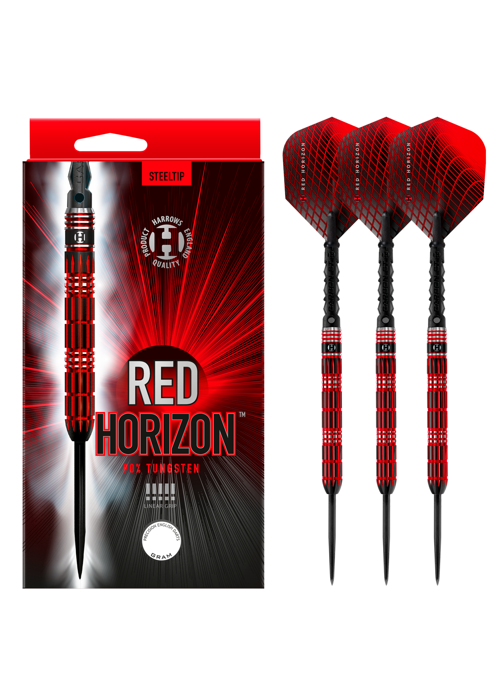 Harrows Harrows Red Horizon 90%Tungsten Darts (2025) Red