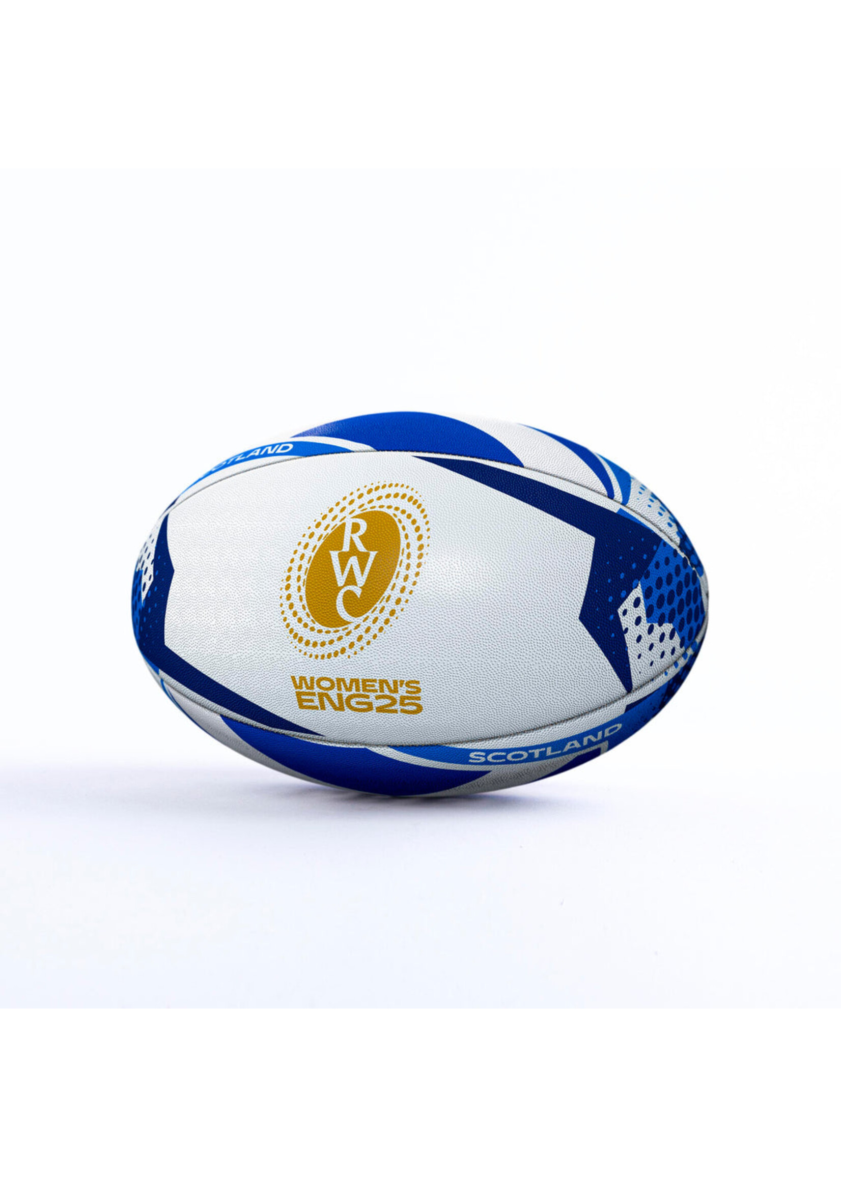 Gilbert Gilbert WRWC 25 Scotland Official  Flag Team Ball Size 5  (2025) Blue /White