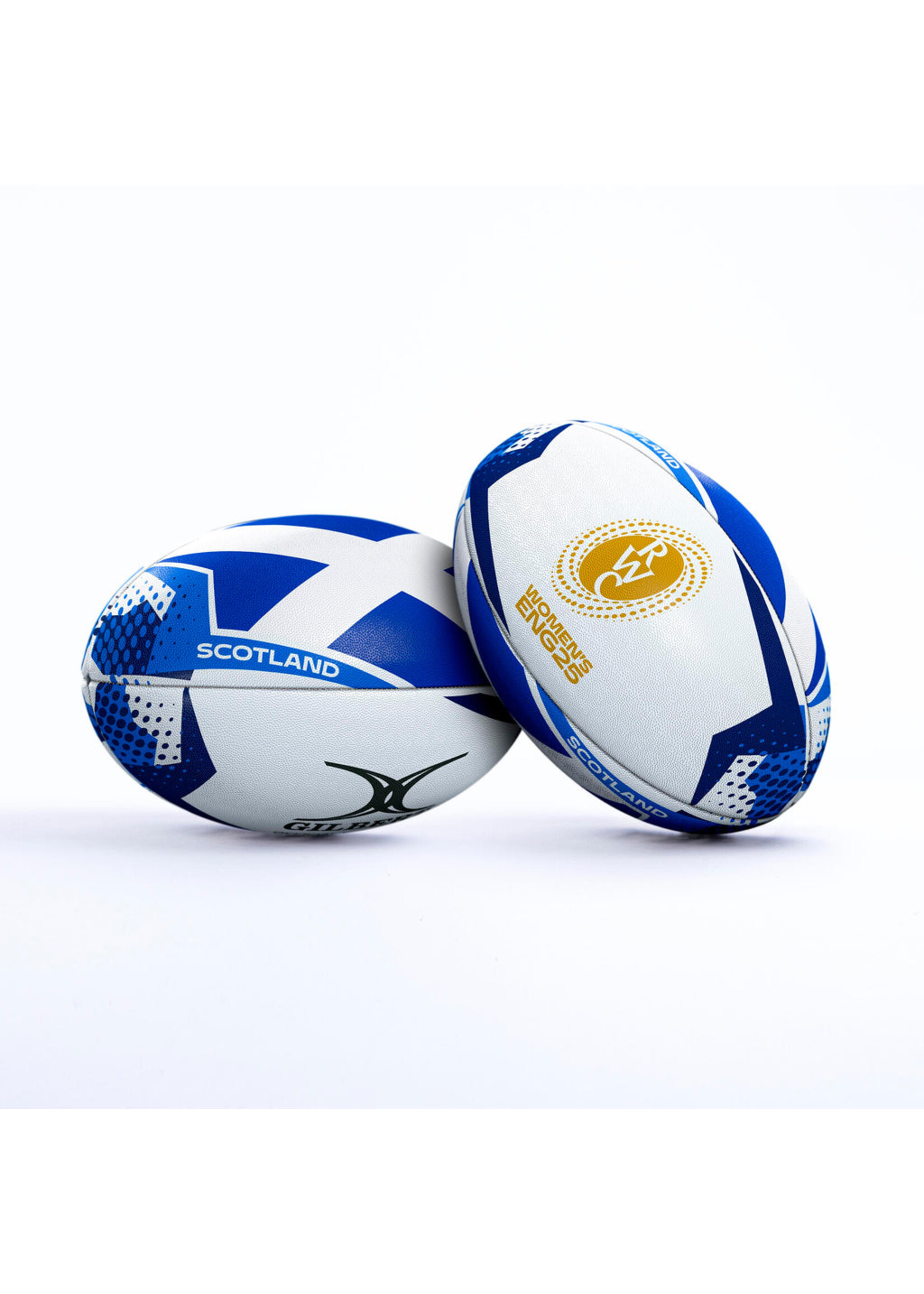 Gilbert Gilbert WRWC 25 Scotland Official  Flag Team Ball Size 5  (2025) Blue /White