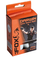 Fox Fox TT Darwin 1 Star Table Tennis Balls (2025) 6 Pack