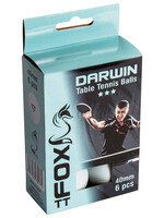 Fox Fox TT Darwin 3 Star Table Tennis Balls (2025) 6 Pack