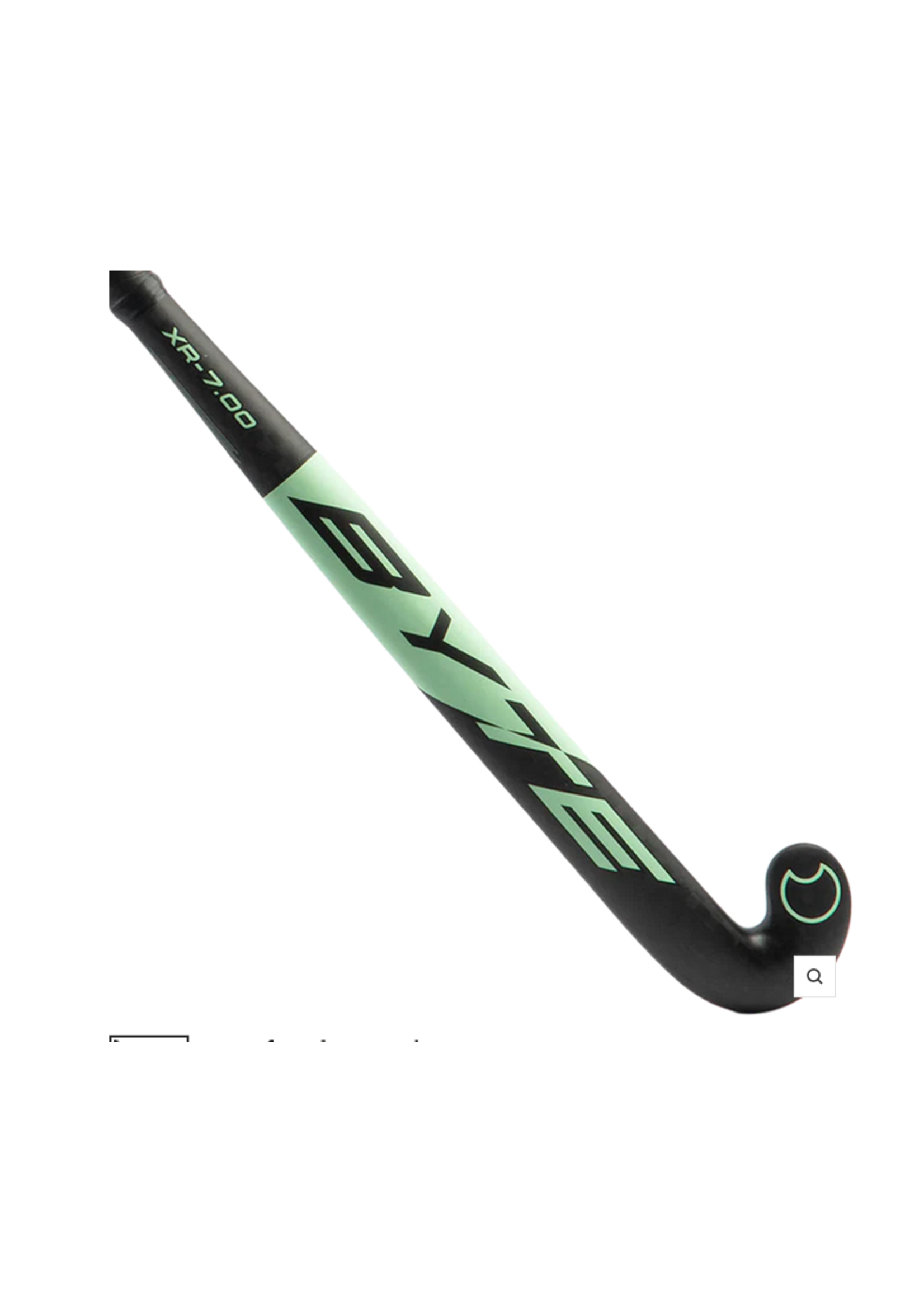 Byte Byte XR7 Hockey Stick (2025), Black/Mint