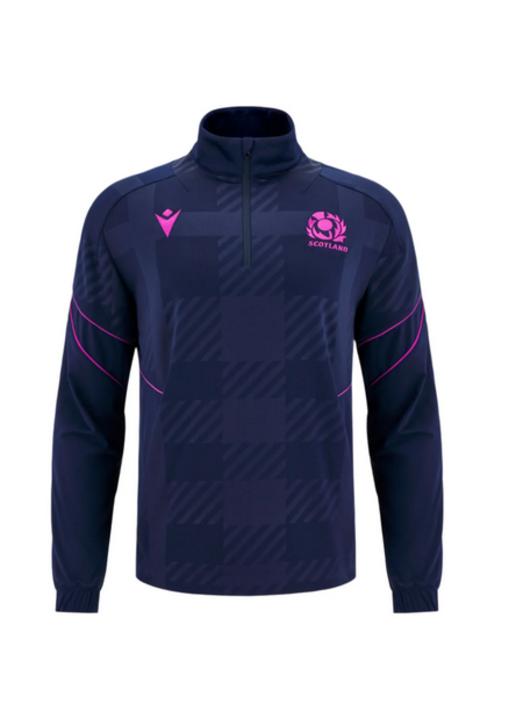 Macron Macron Scotland Rugby Travel 1/4 Zip Adult Top (2025/26) SRU