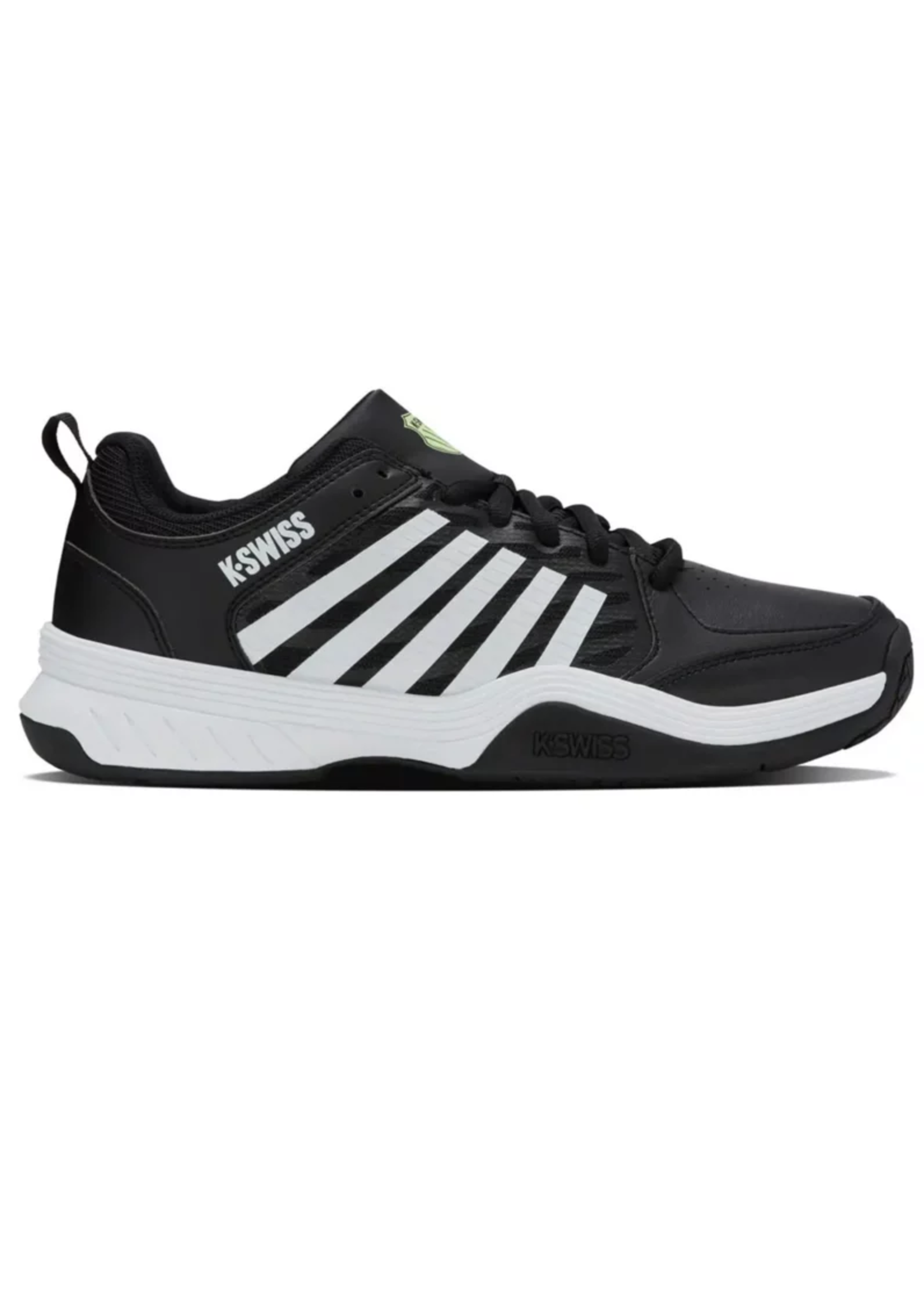 K-Swiss K-Swiss Court Express 2 AC Mens Tennis Shoe (2025) Black/White/Neon Green