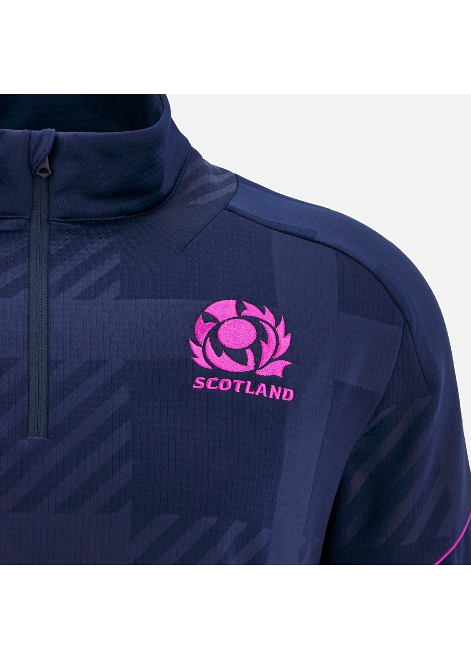 Macron Macron Scotland Rugby Travel 1/4 Zip Junior Top (2025/26)