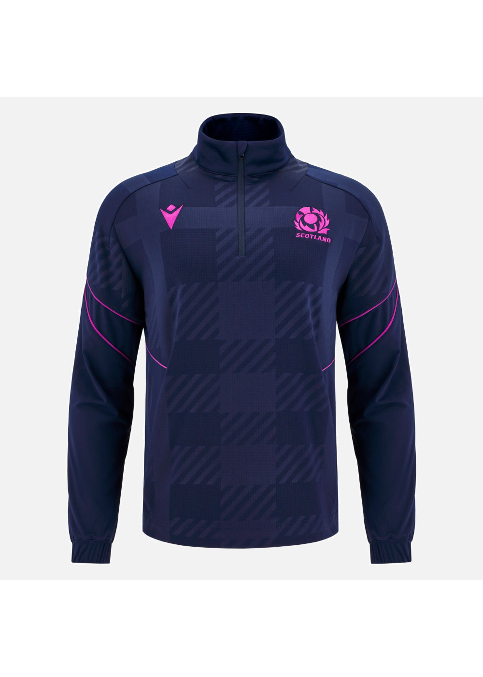 Macron Macron Scotland Rugby Travel 1/4 Zip Junior Top (2025/26)