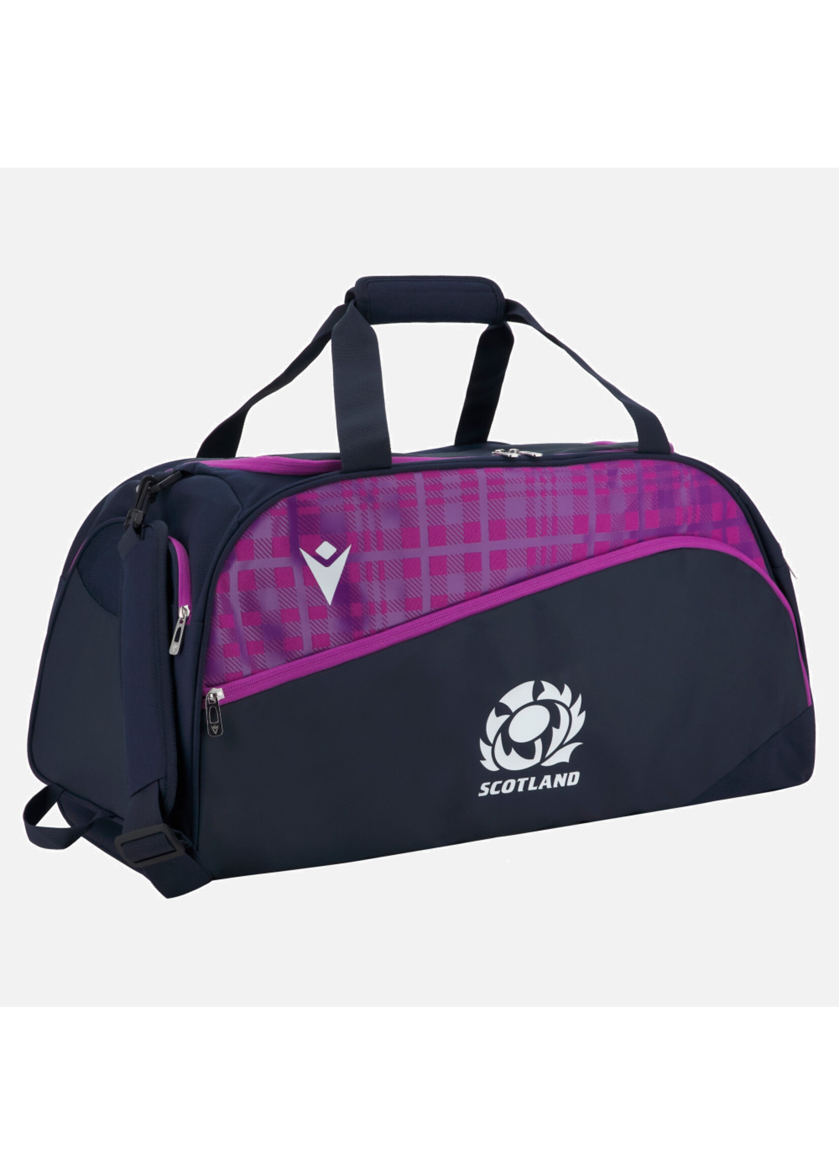 Macron Macron Scotland Rugby Holdall Navy/Purple Tartan (2025/26) SRU
