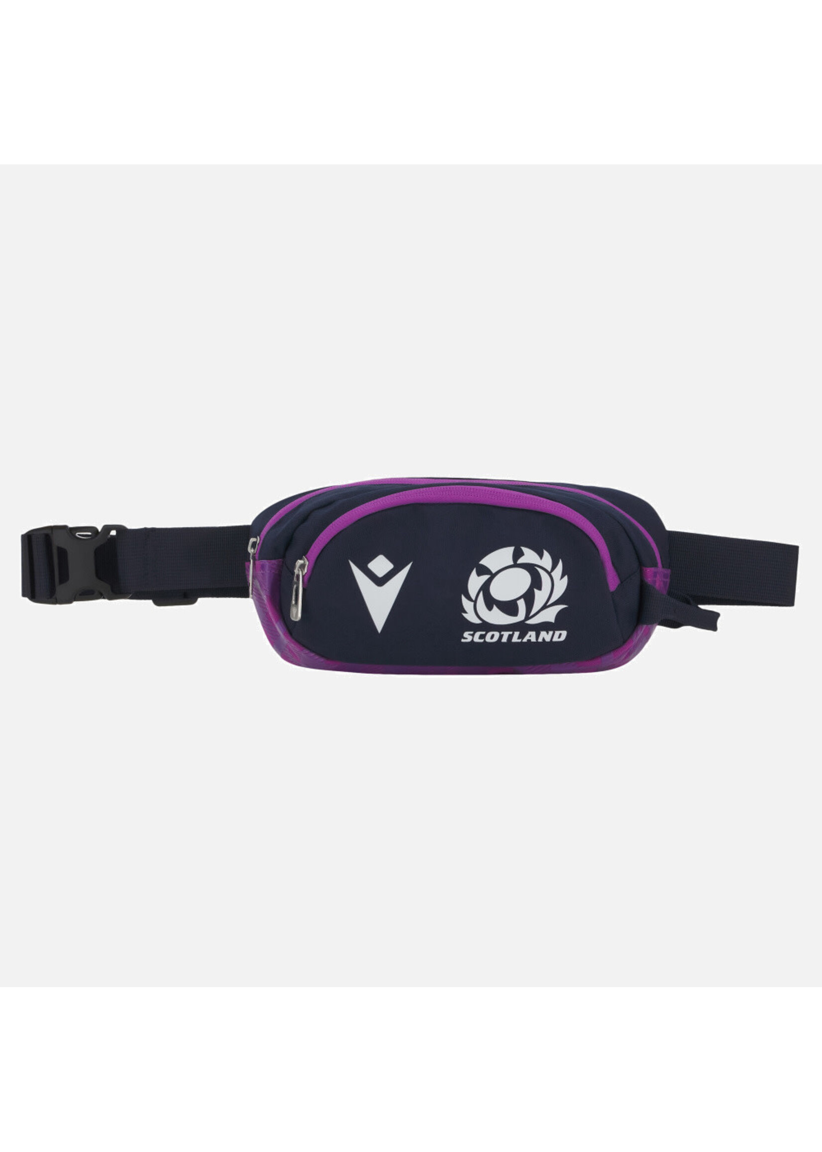 Macron Macron SRU 25/26 Bumbag Navy/Purple Tartan
