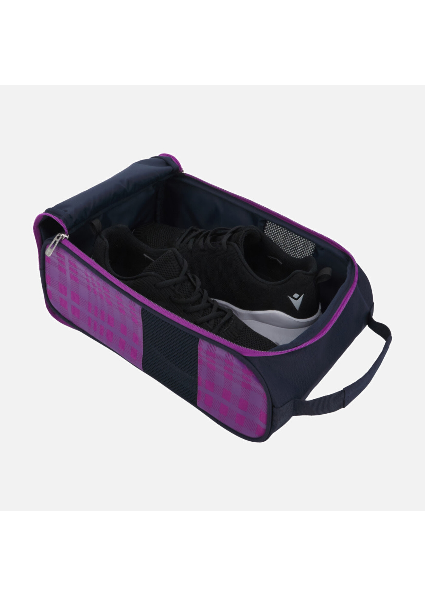 Macron Macron Scotland Rugby Bootbag Navy/Purple Tartan (2025/26) SRU