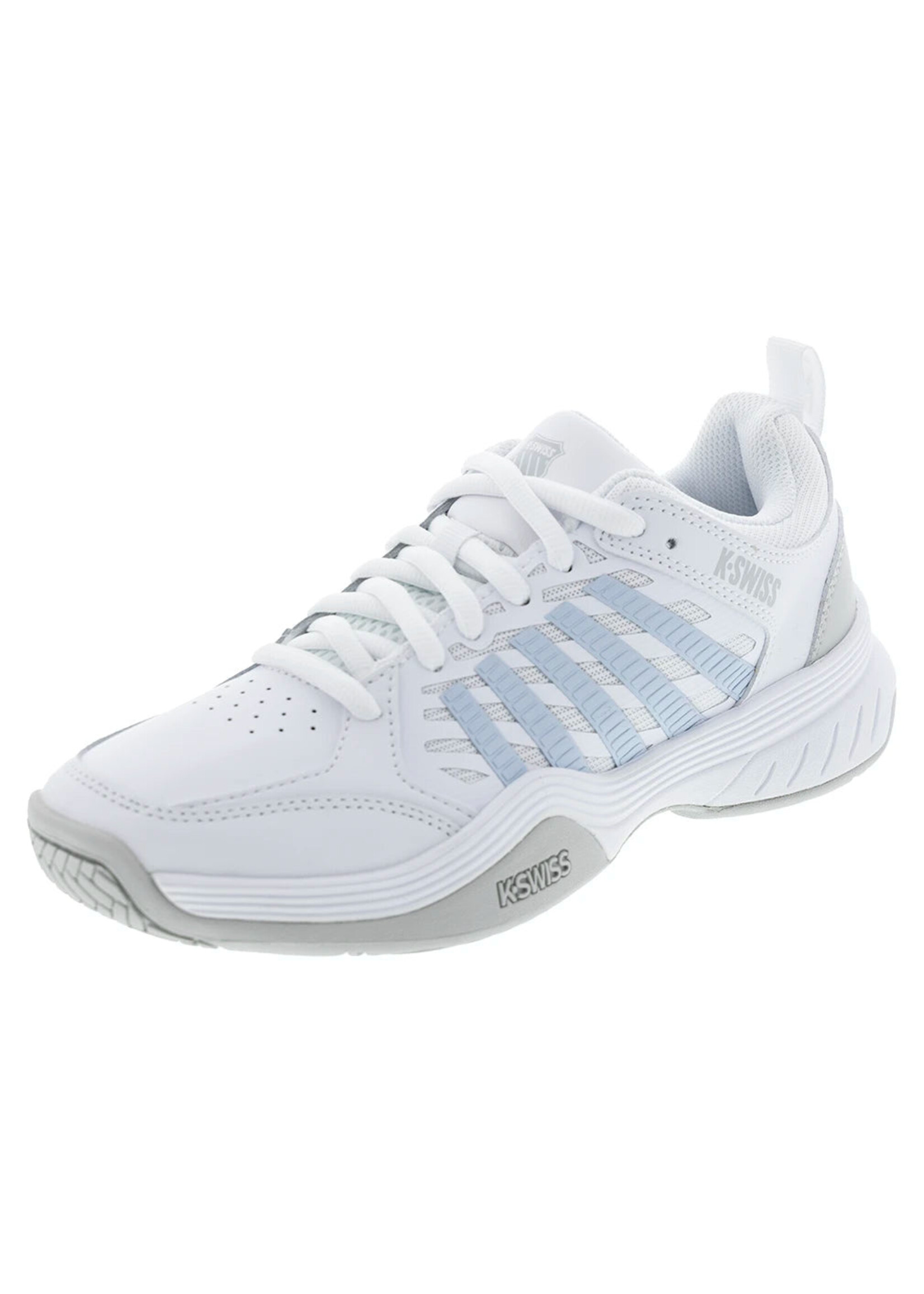 K-Swiss K-Swiss Court Express 2 Ladies Tennis Shoe (2025)  White/Ballad Blue