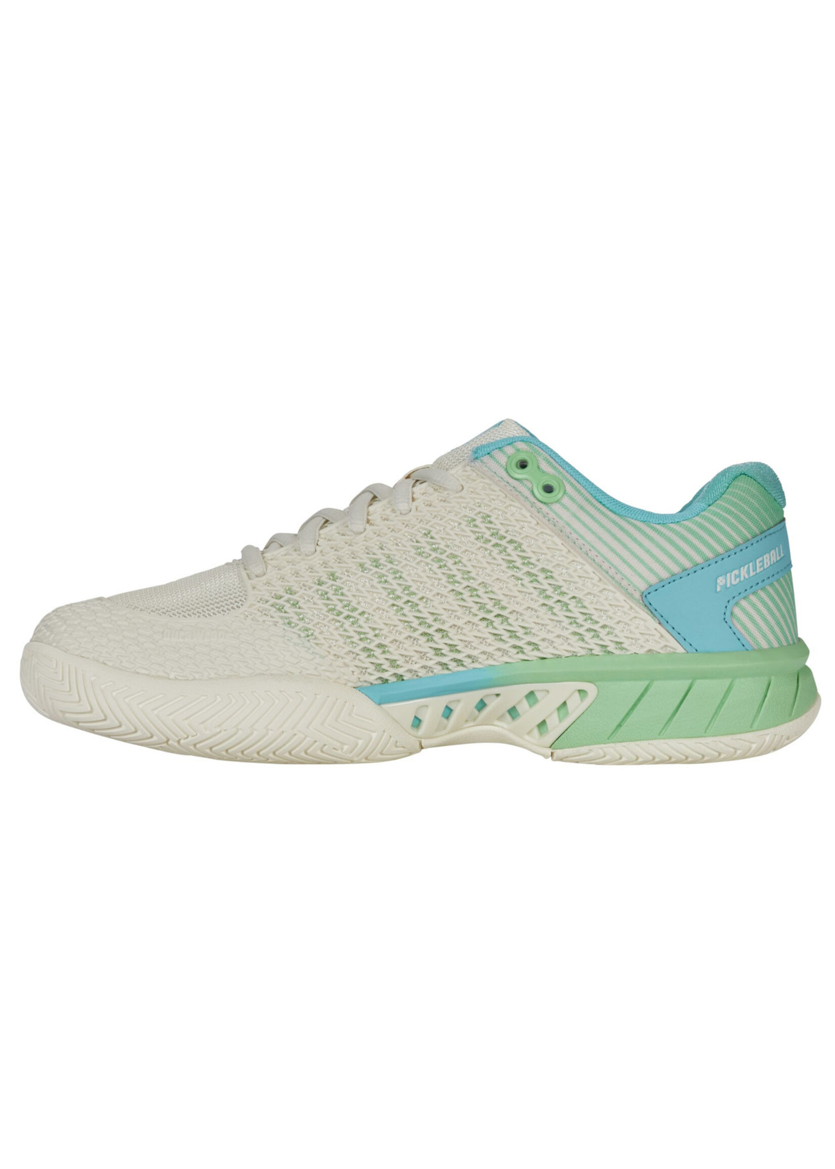 K-Swiss K-Swiss Express Light Ladies Pickleball Shoe (2025) Egret/Patina Green
