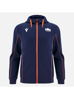 Macron Macron Edinburgh M25/26 Travel Hoody, Navy/Orange