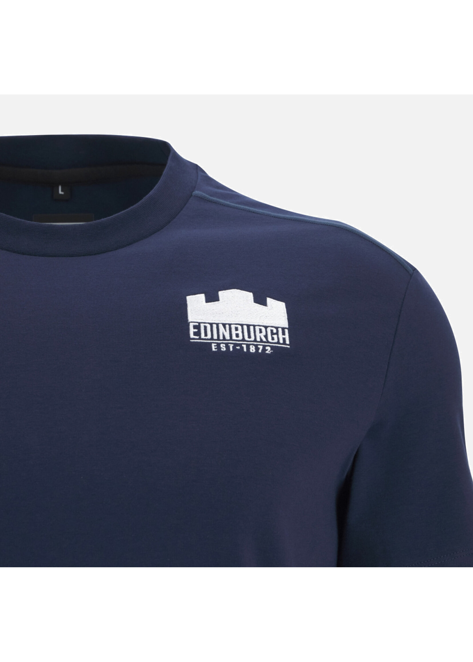 Macron Macron Edinburgh M25/26 Cotton Tee, Navy