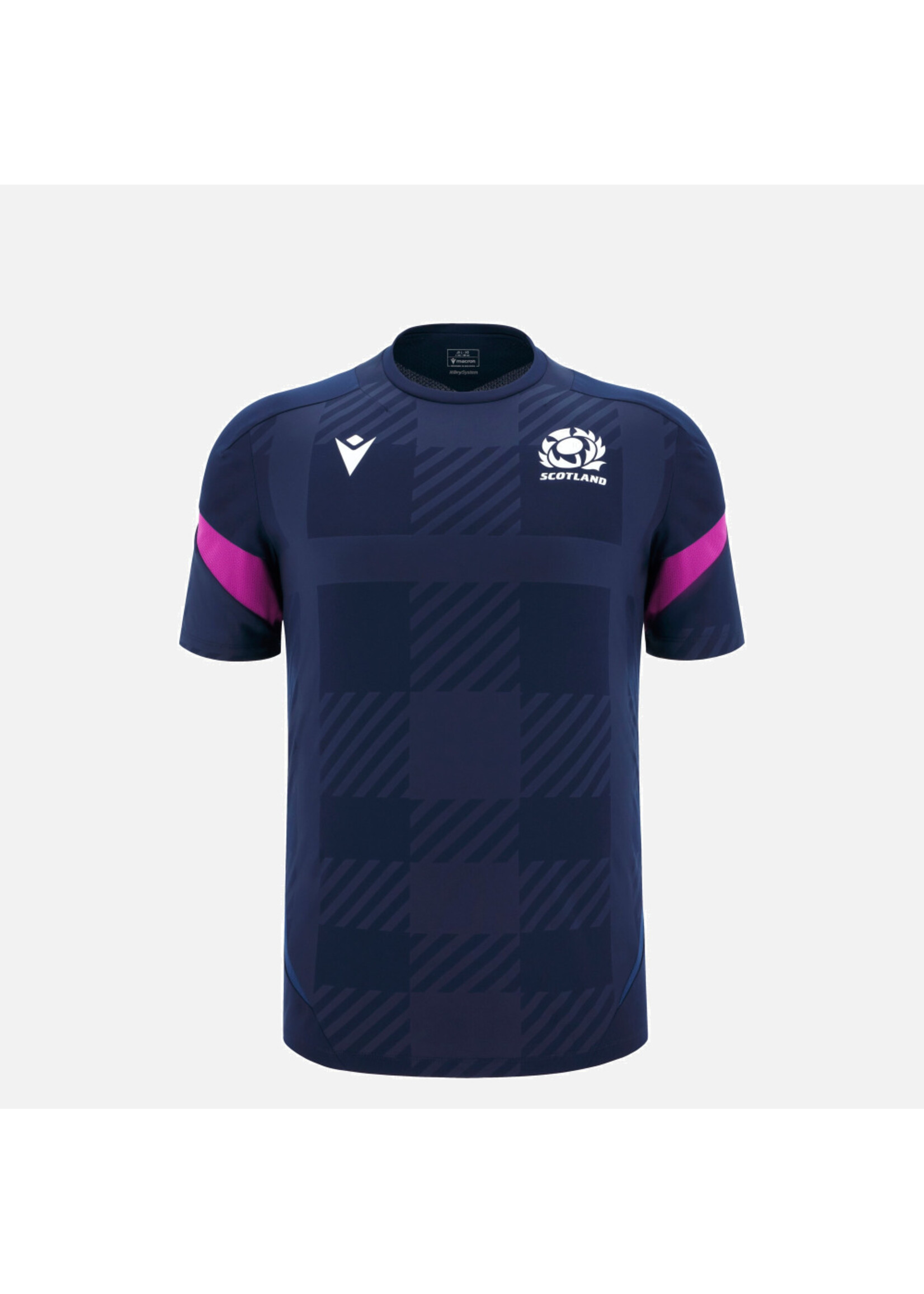 Marcon Macron SRU 25/26 Training Junior Poly T Shirt - Navy