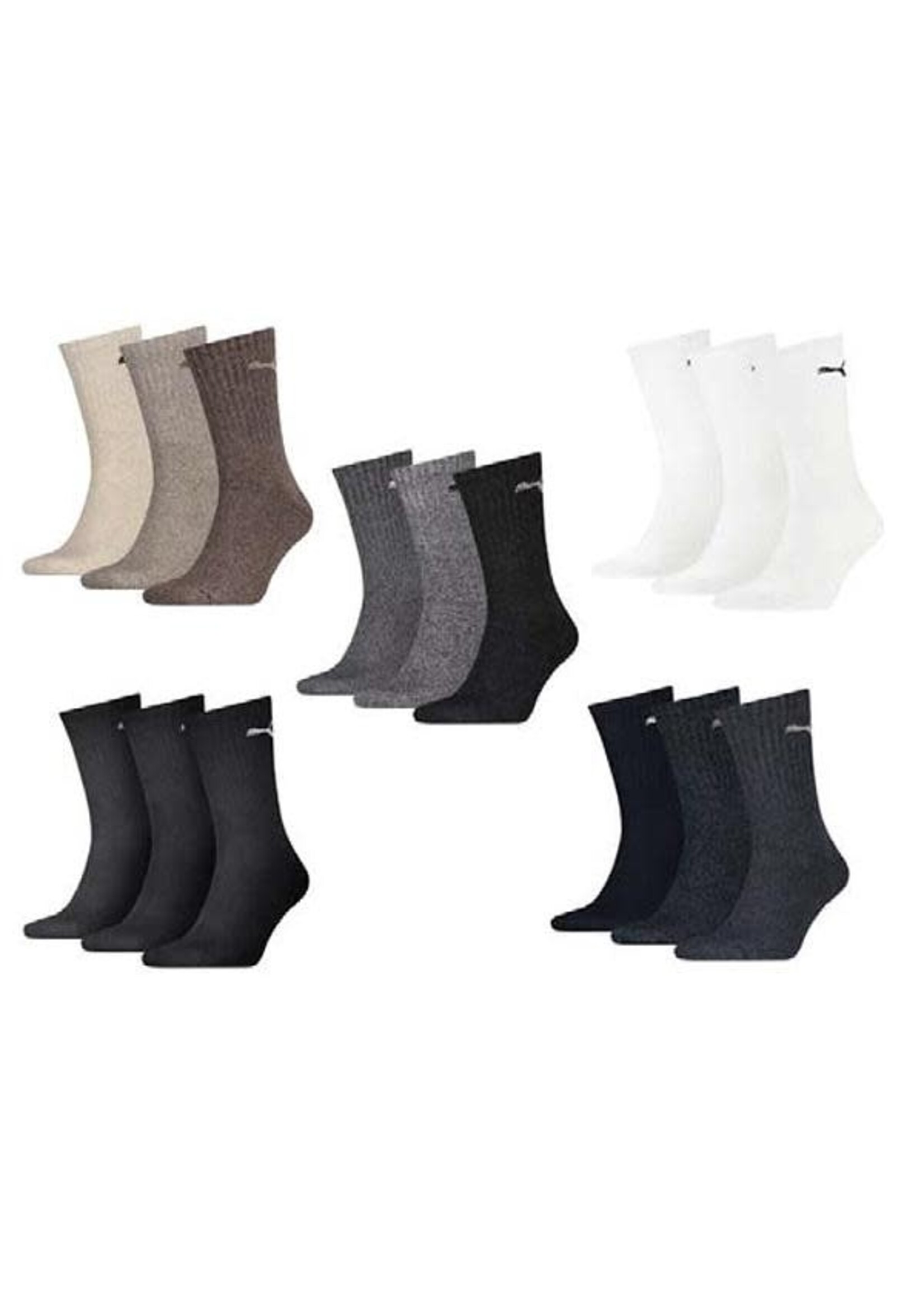 Puma Puma Regular Crew Sock, Pack of 3
