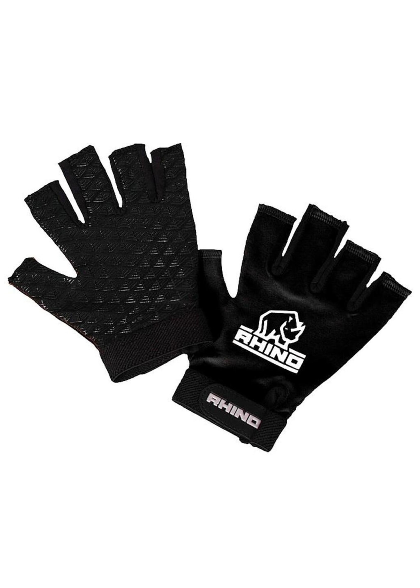 Rhino Pro Half Finger Mitts (2025) Black