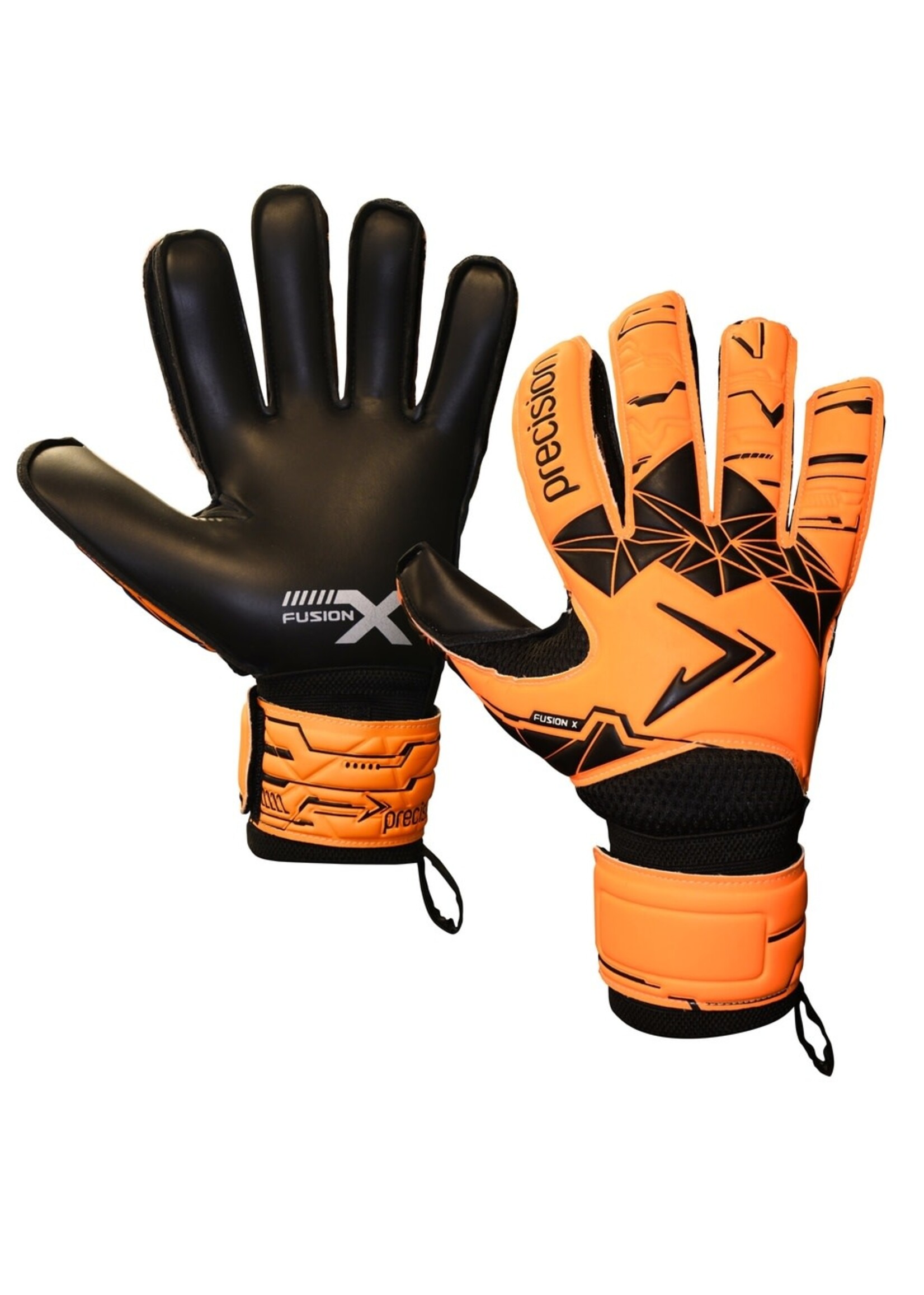 Precision Training Precision Fusion X Flat cut Essential GK Gloves (2025) Orange