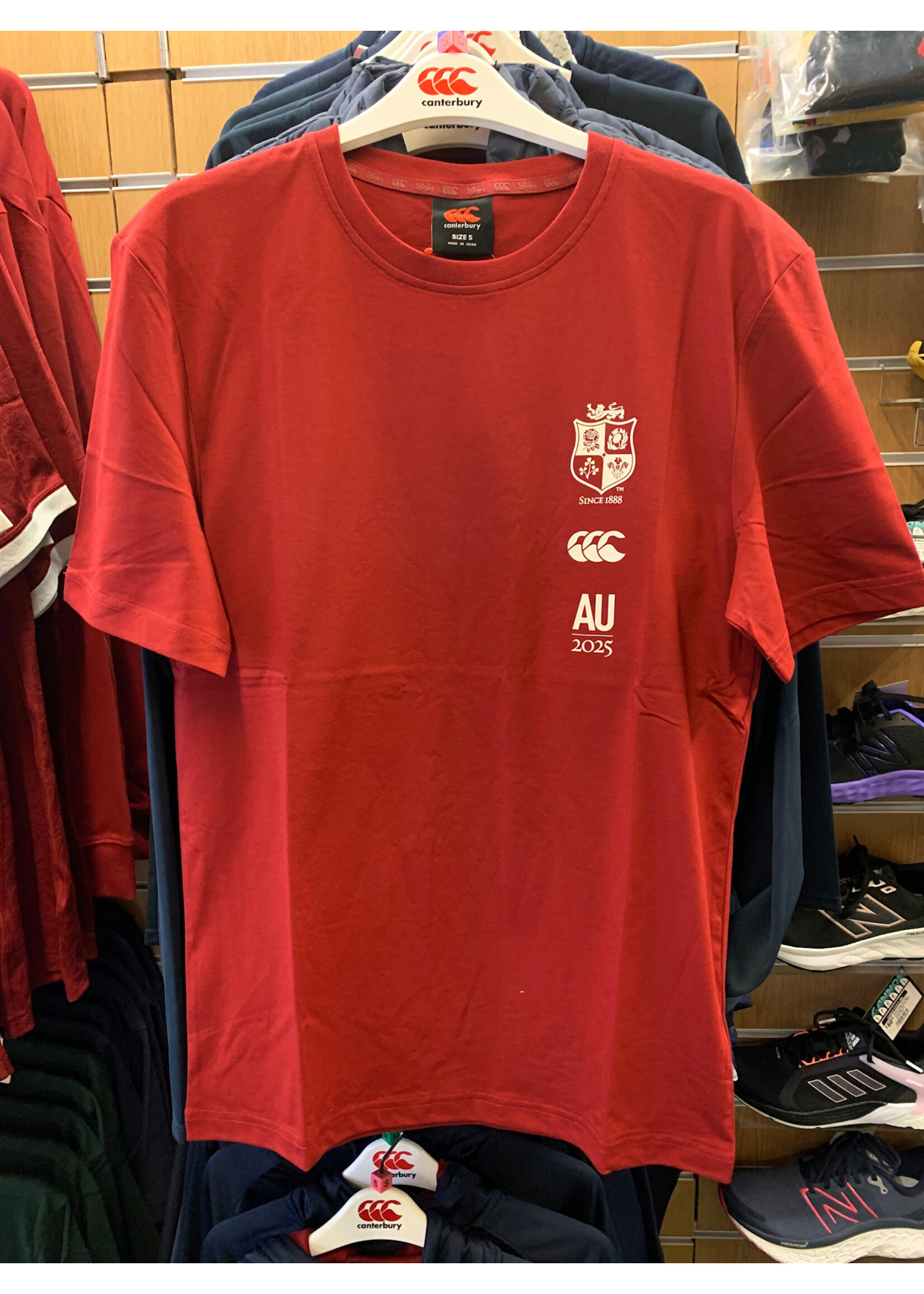 Canterbury Canterbury BIL Tour'25 Tee (2025), Red S