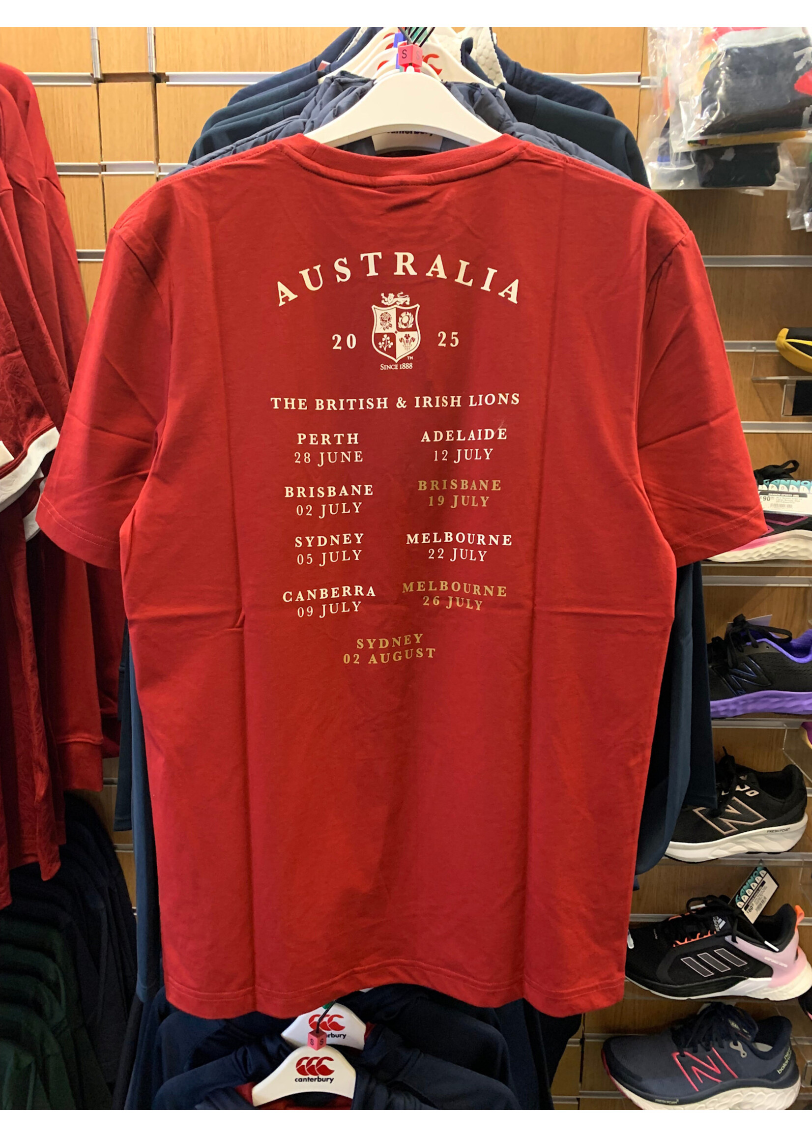 Canterbury Canterbury BIL Tour'25 Tee (2025), Red XXL