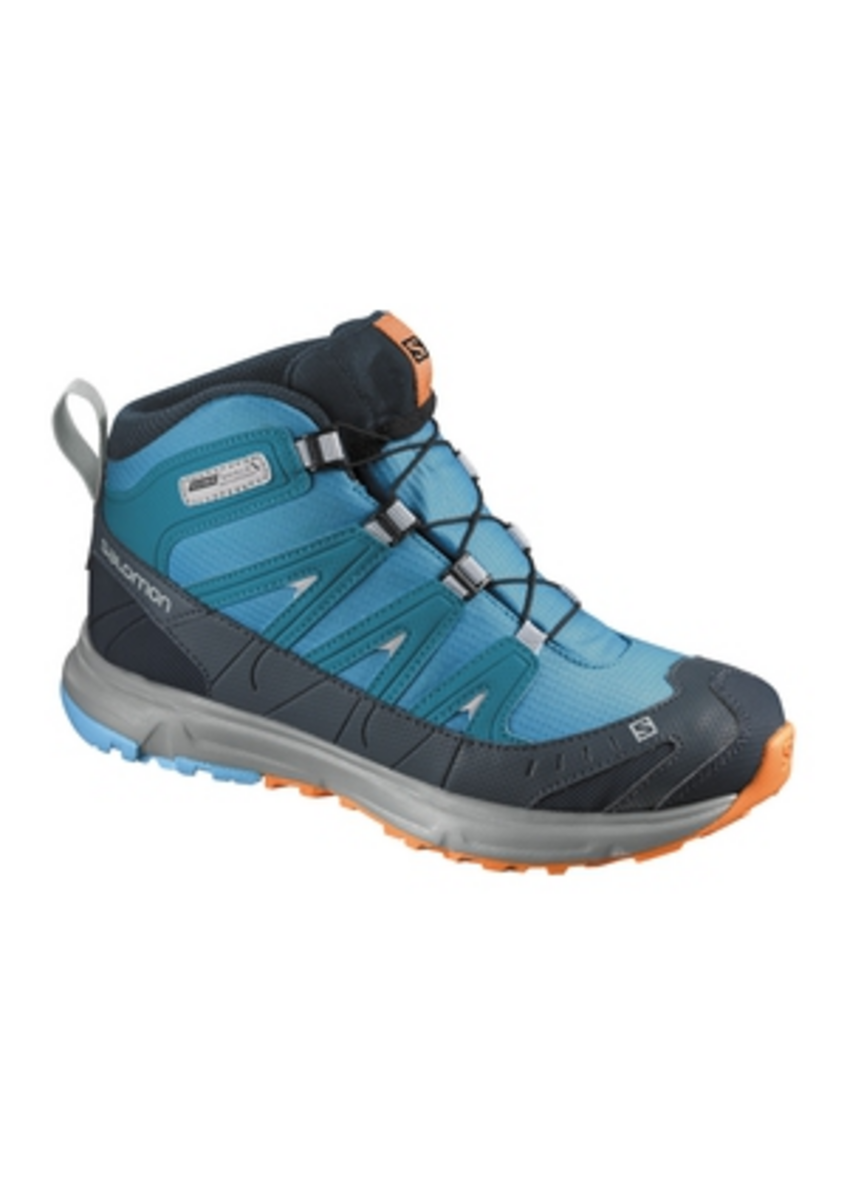 Salomon Salomon Trail Mid CSWP Junior Shoe Blue/Orange 2