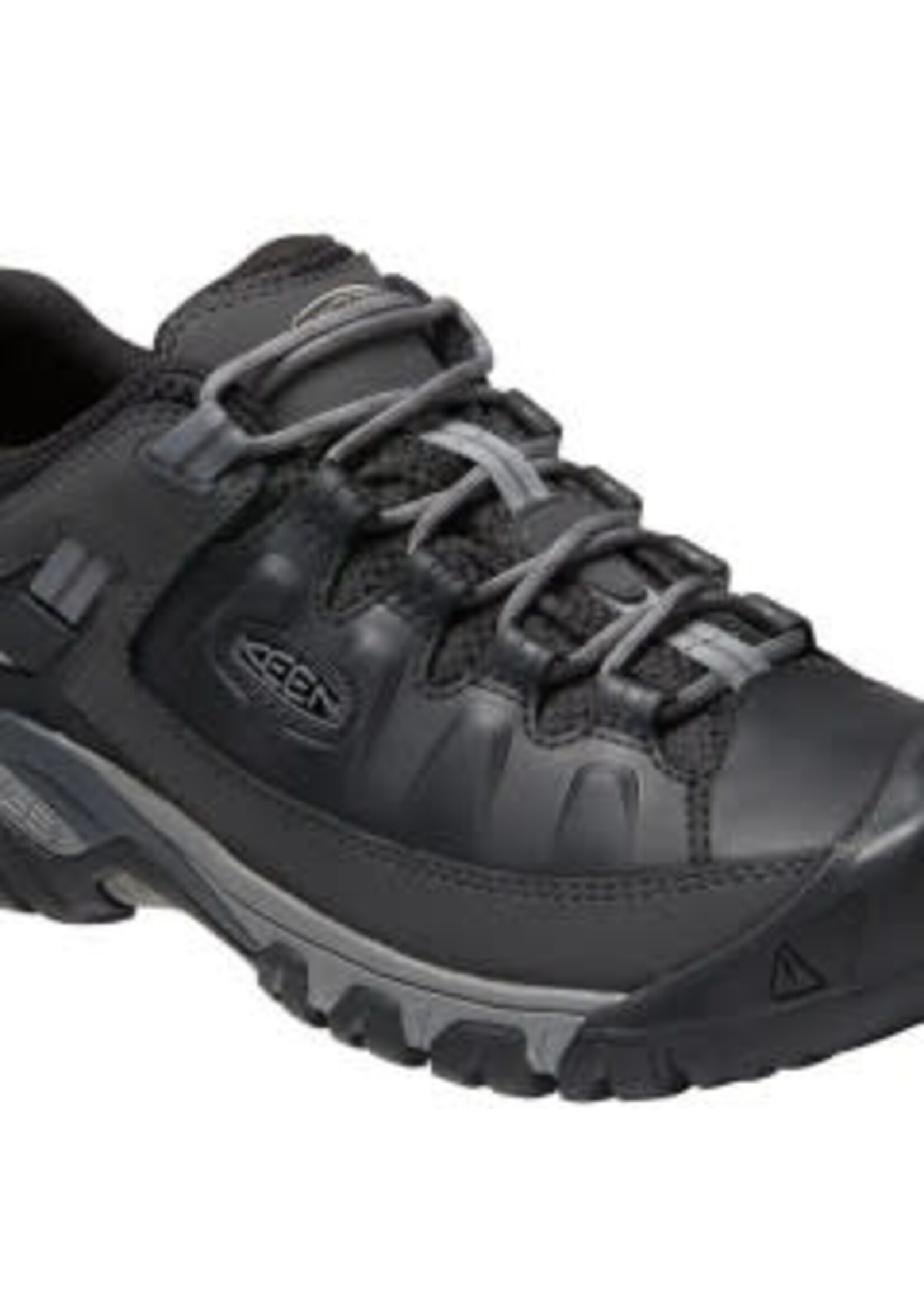 Keen Keen Targhee III Mens Waterproof Walking Shoe (2023) Black/Steel Grey 9.5